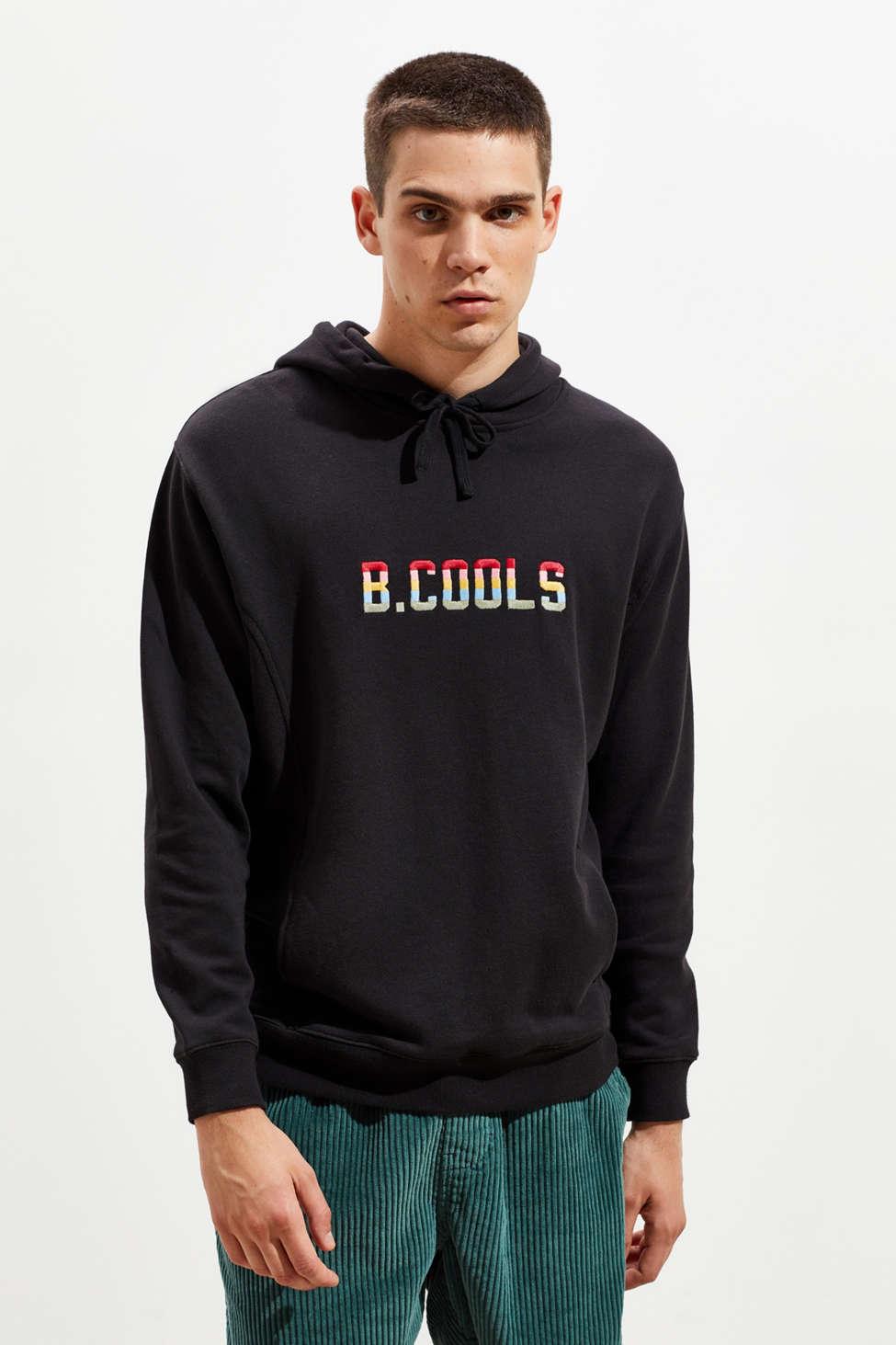 Barney Cools Script Logo Hoodie Sweatshirt in Black for Men - Lyst