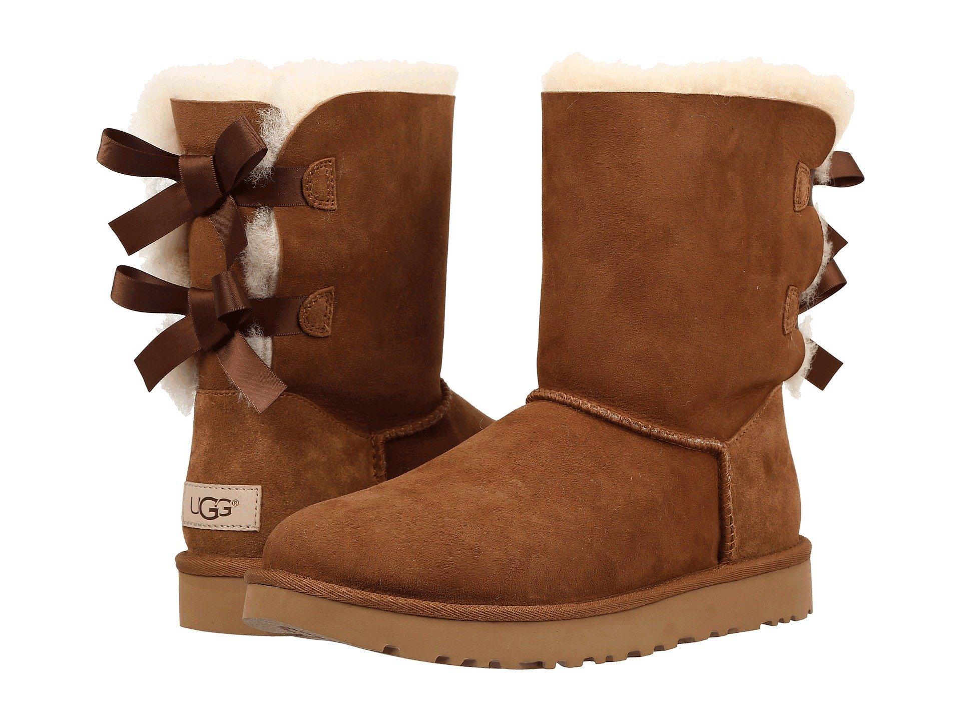 UGG Suede Bailey Bow Ii Ankle Boot in Brown - Save 29% - Lyst