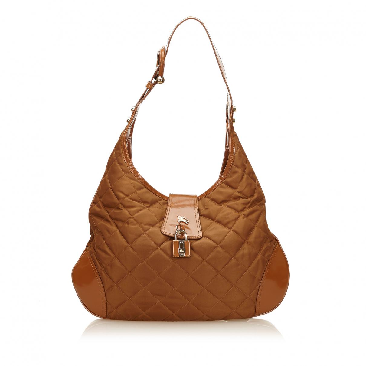 Lyst Burberry Pre Owned Handbag In Brown Burberry Women S Brown Pre Owned Handbag