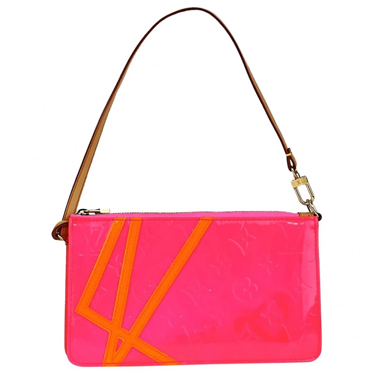 Louis Vuitton Vintage Pink Patent Leather Handbag in Pink - Lyst
