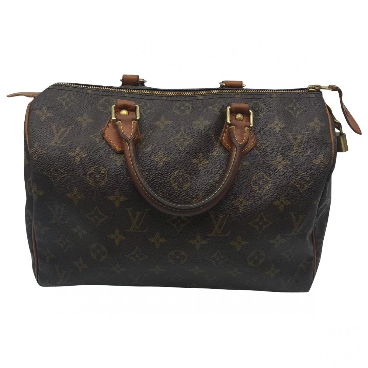 Lyst - Louis Vuitton Pre-owned Vintage Speedy Other Leather Handbags in Black
