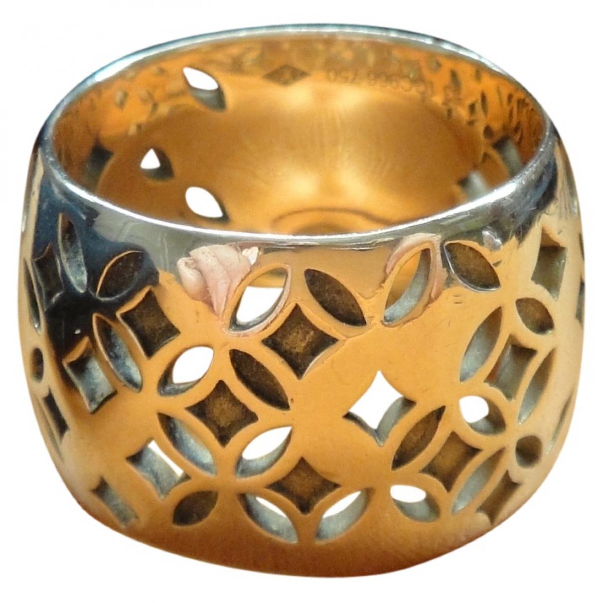 Louis Vuitton Nanogram Ring Gold Metal. Size M