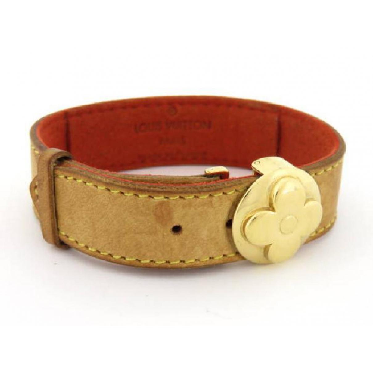 Louis Vuitton Ostrich Leather Bracelet Handband Women's Accessories  France Good