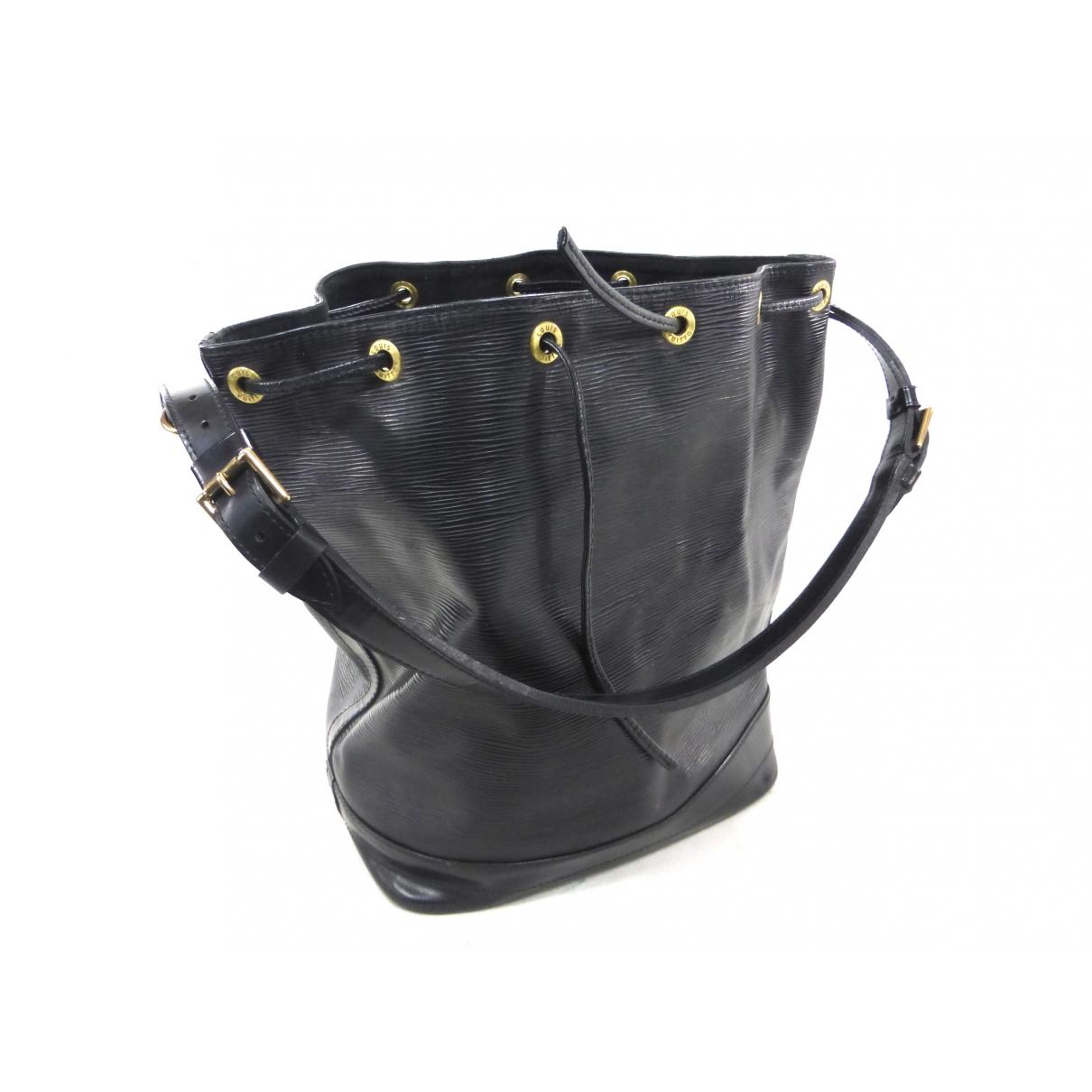 Lyst - Louis Vuitton Pre-owned Vintage Noé Black Leather Handbags in Black