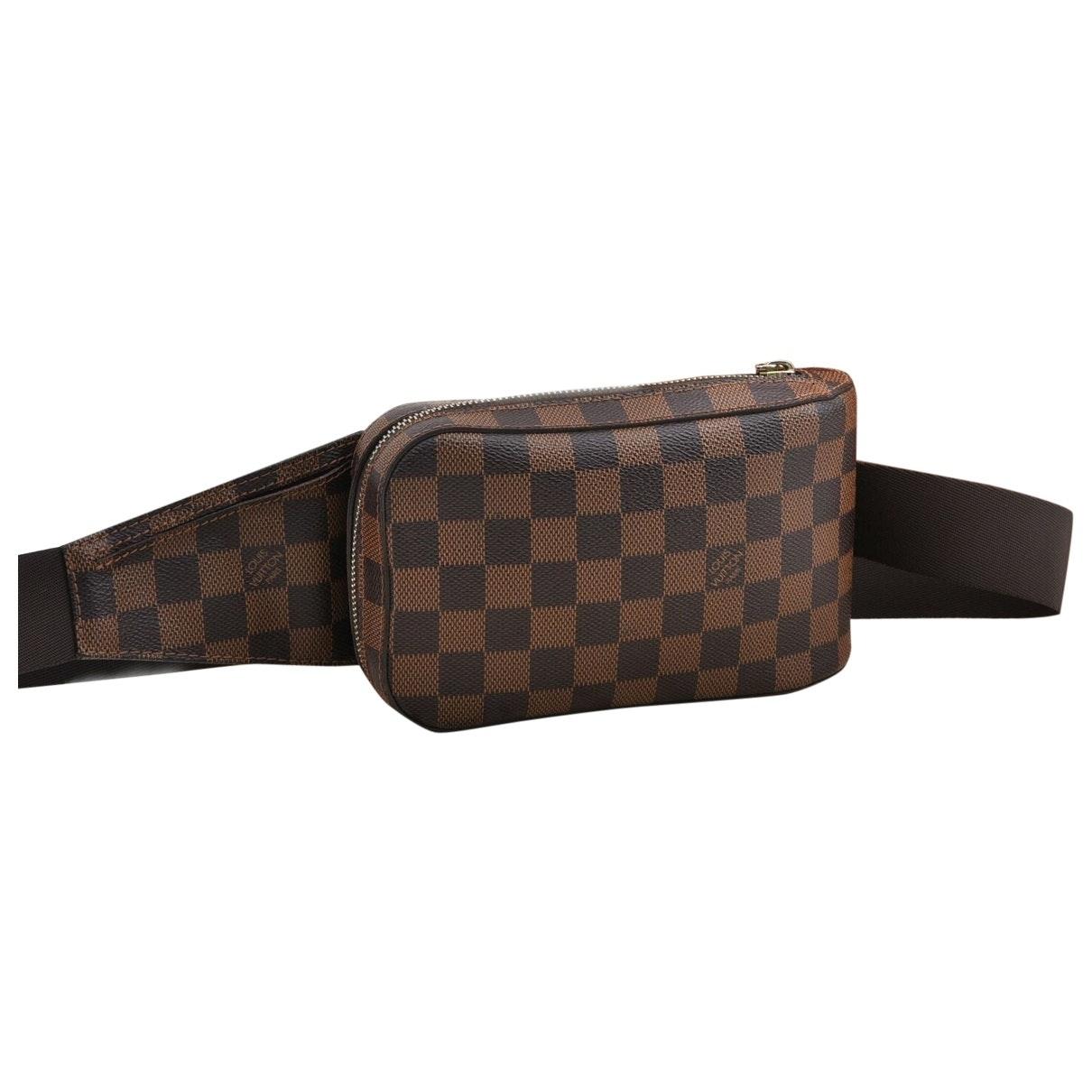 Louis Vuitton Geronimo Brown Cloth in Brown for Men - Lyst