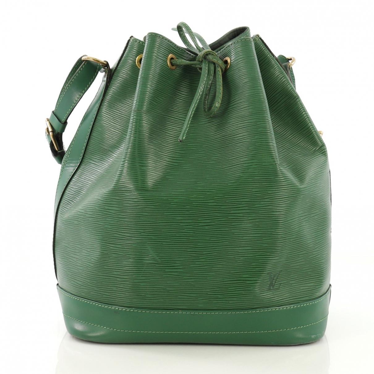 Louis Vuitton Noé Green Leather Handbag in Green - Save 18% - Lyst