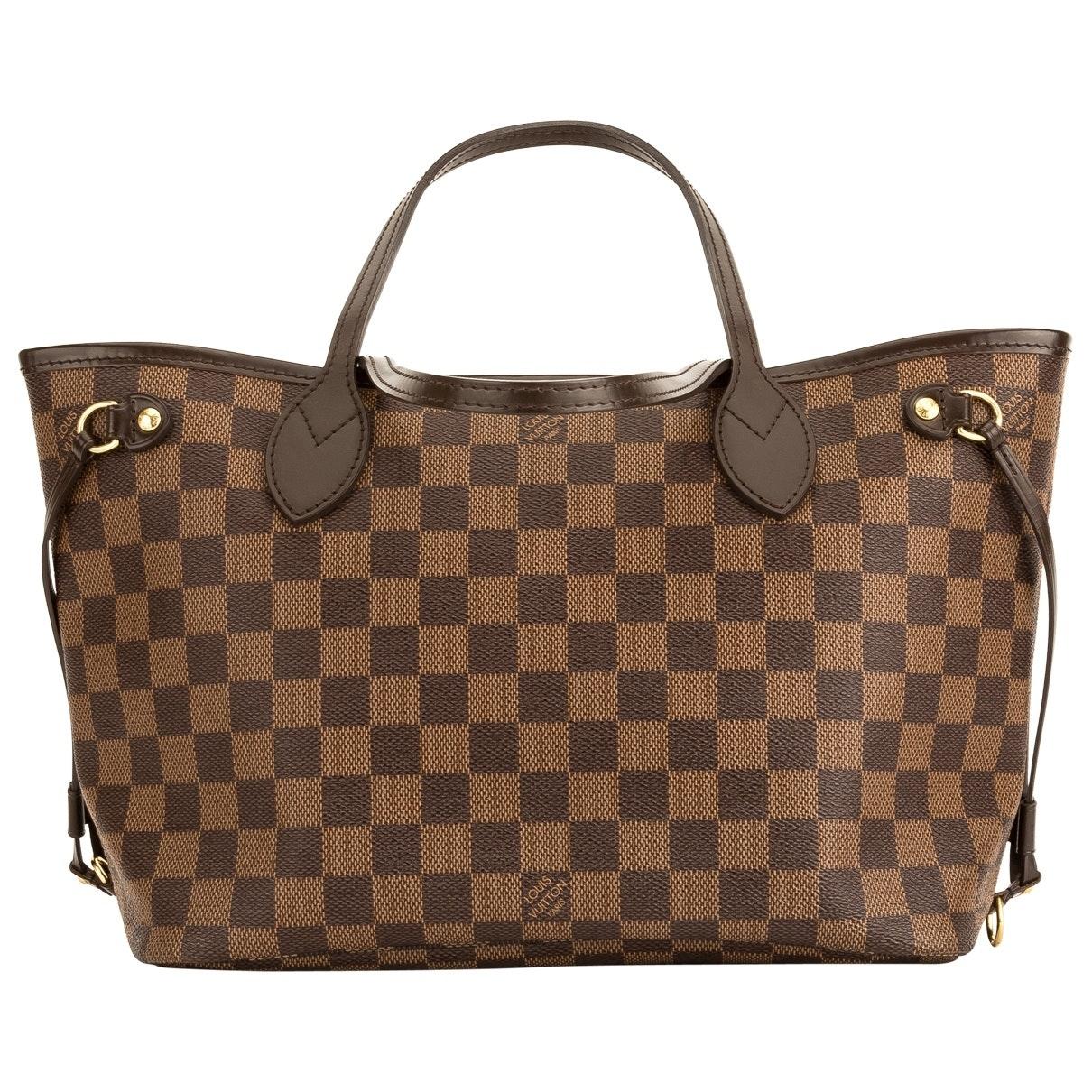 Louis Vuitton Neverfull Other Cloth in Brown - Lyst