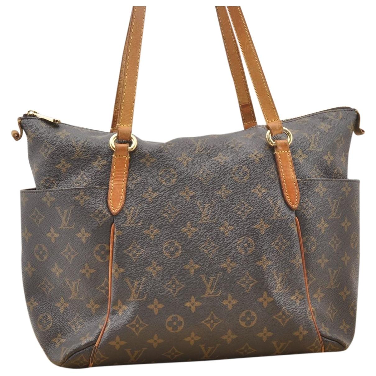 Lyst - Louis Vuitton Totally Brown Cloth Handbag in Brown - Save 26%