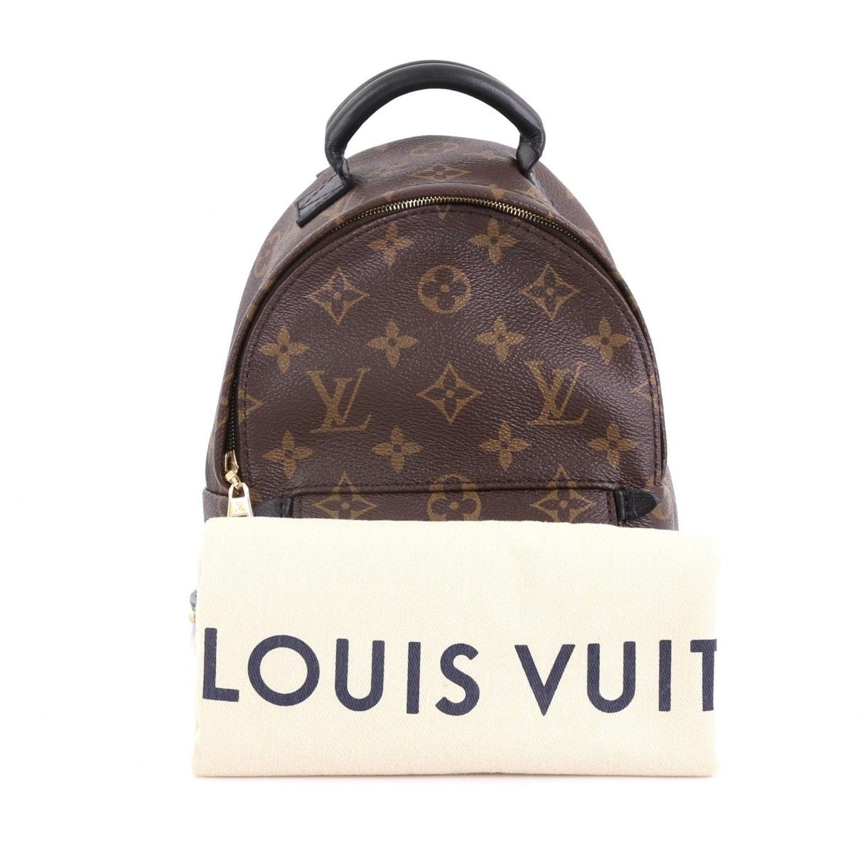 Louis Vuitton Palm Springs Brown Cloth in Brown - Lyst