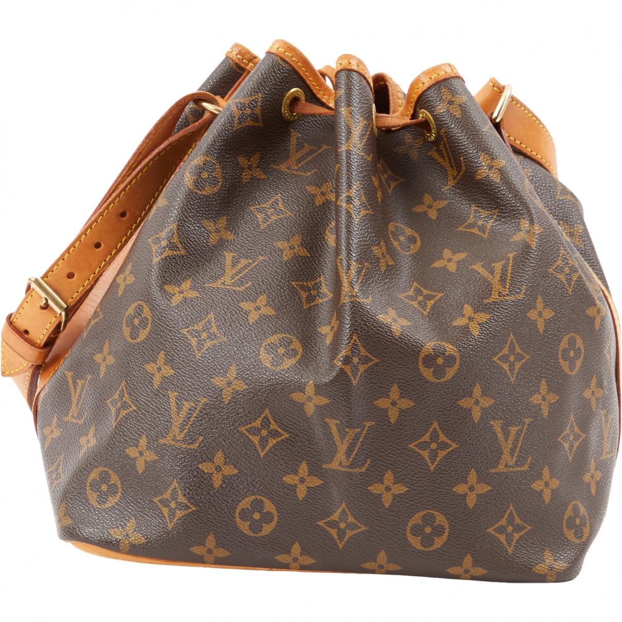 Lyst - Louis Vuitton Pre-owned Vintage Bucket Brown Leather Handbag in Brown