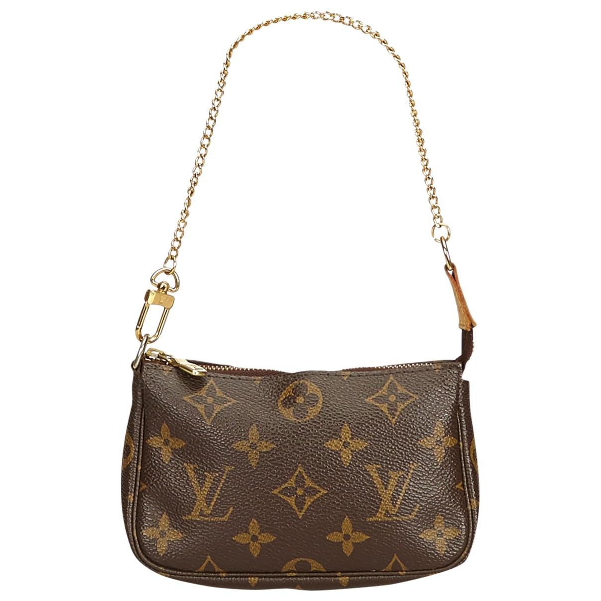 brown lv clutch bag