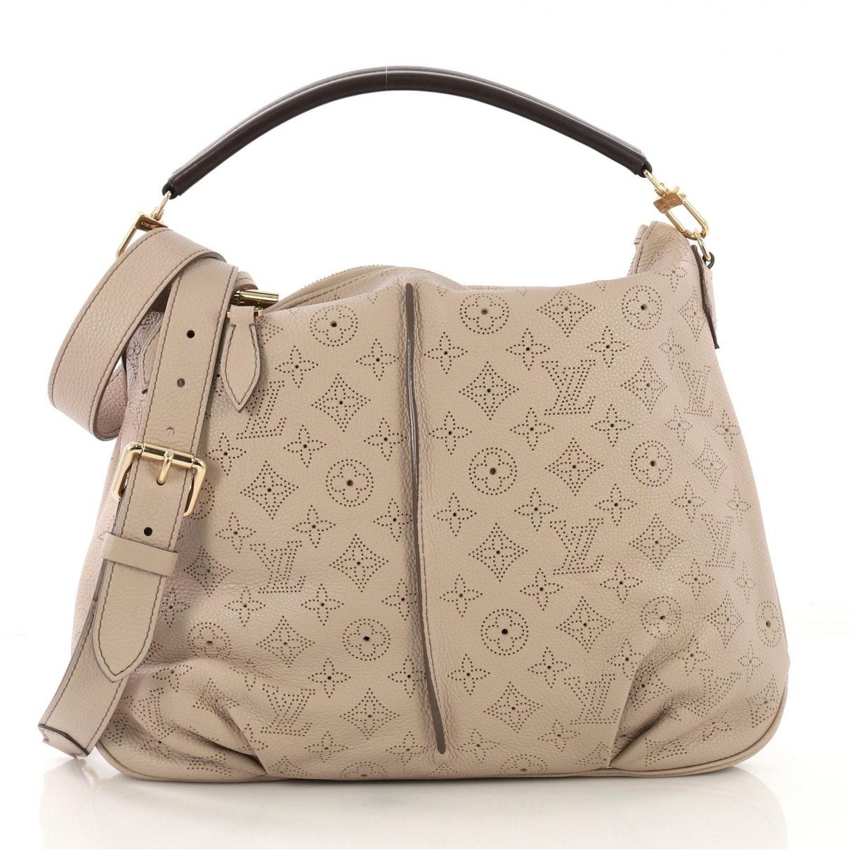 Louis Vuitton Mahina Brown Leather in Brown - Lyst