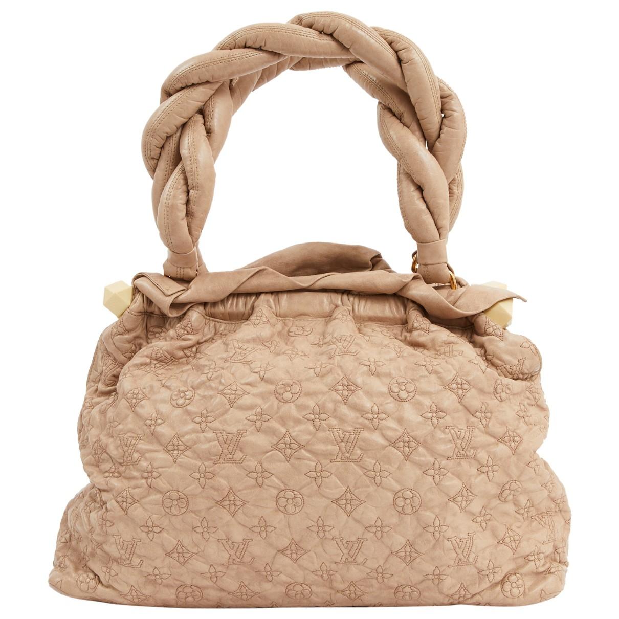 Lyst - Louis Vuitton Olympe Leather Bag in Natural
