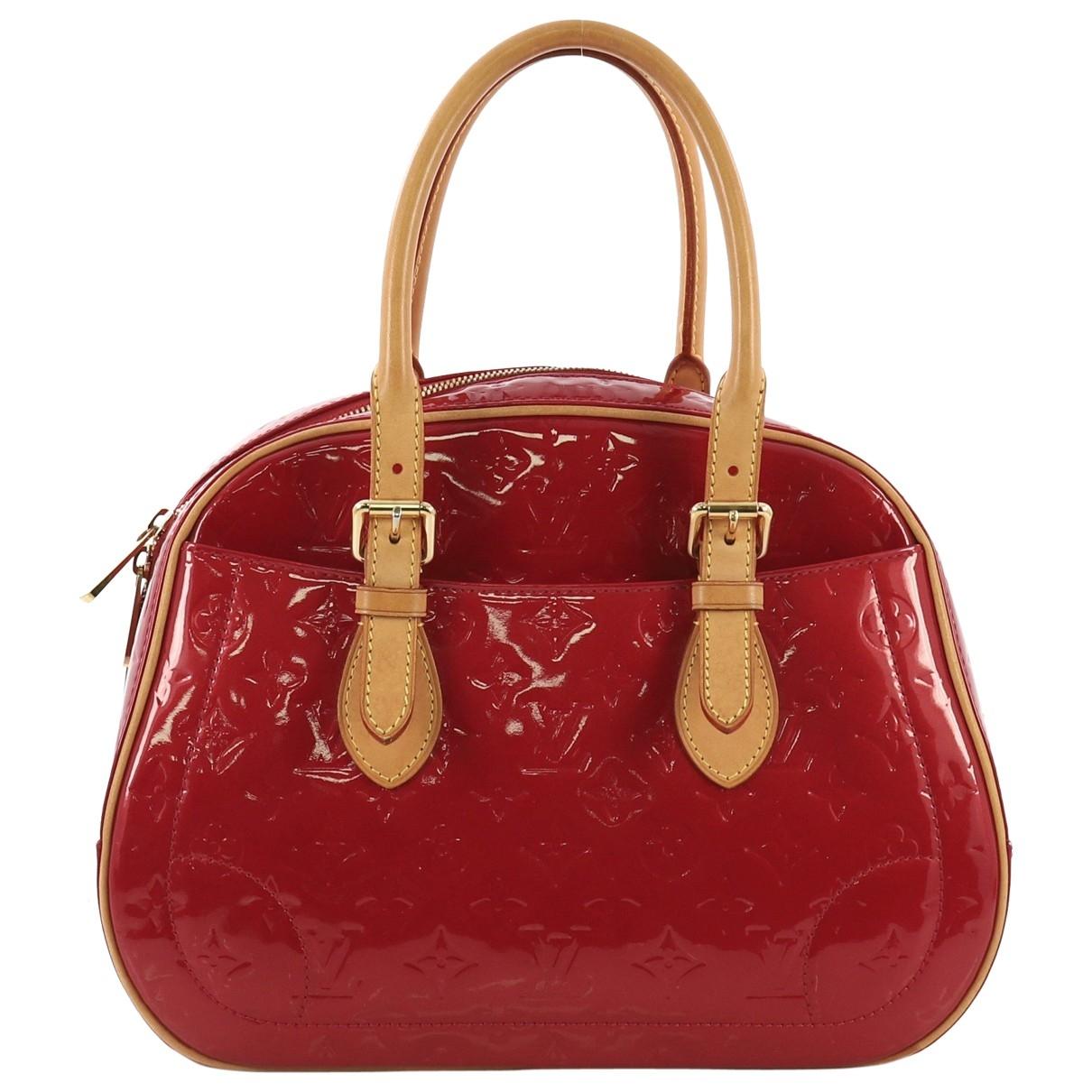 Louis Vuitton Red Patent Leather Handbag in Red - Lyst