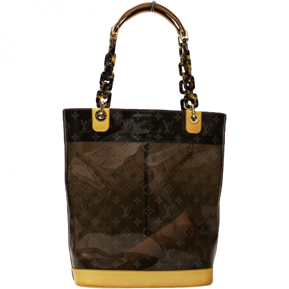 Louis Vuitton Brown Plastic Handbag in Brown - Lyst