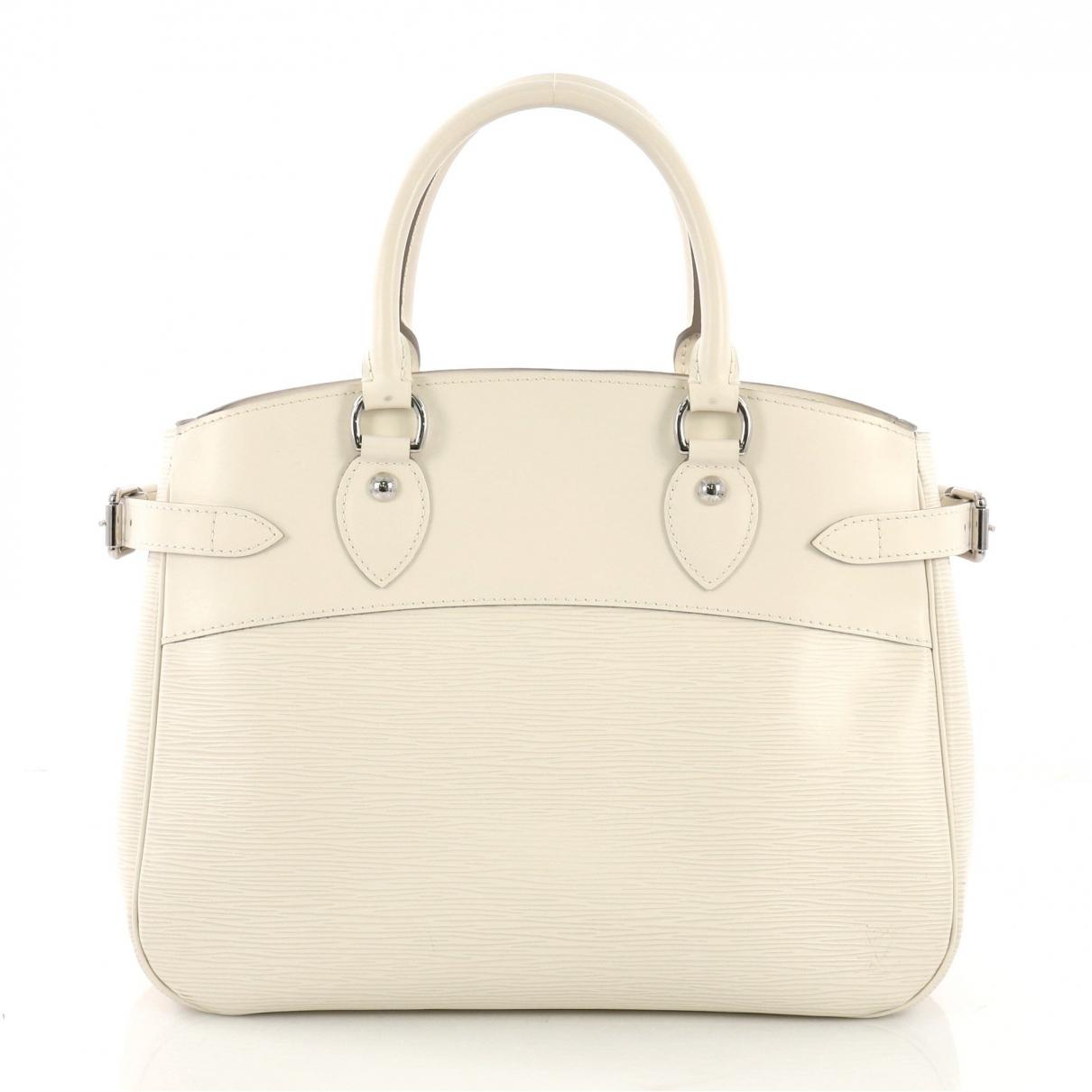 Louis Vuitton White Leather Handbag in White - Lyst
