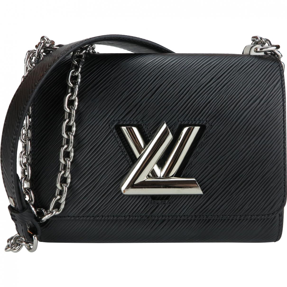 Lyst - Louis Vuitton Pre-owned Twist Black Leather Handbags in Black