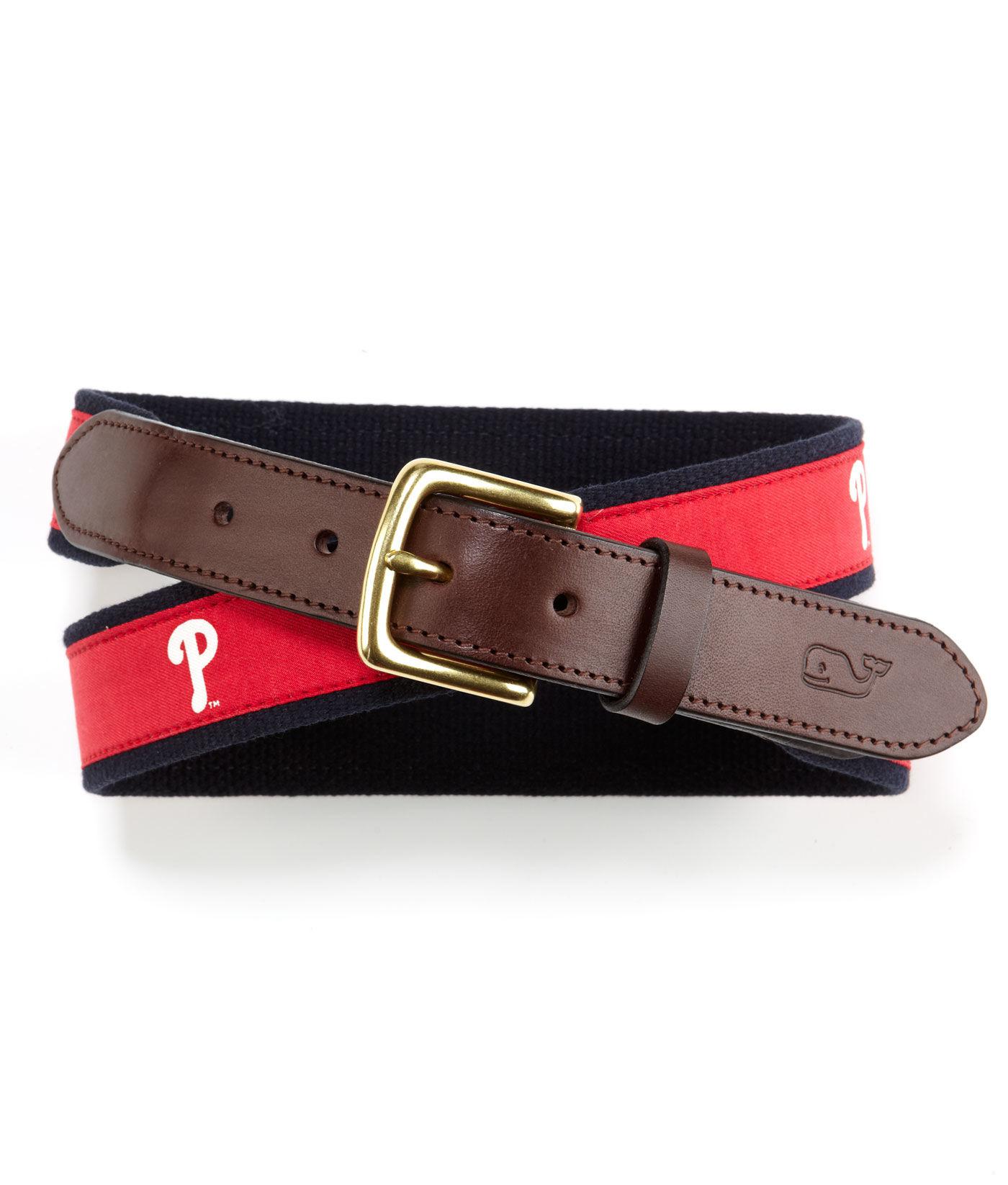 Lyst Vineyard Vines Philadelphia Phillies Canvas Club Belt in Red for Men