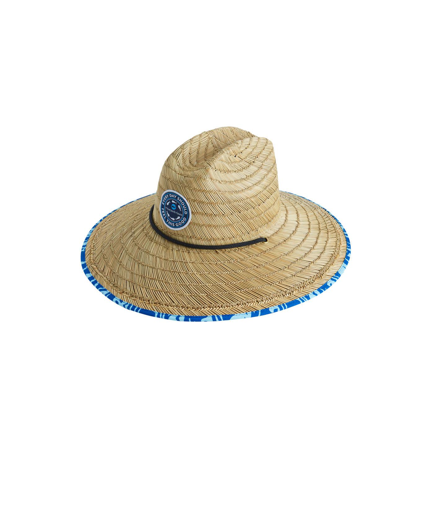 Lyst Vineyard Vines Straw Lifeguard Hat in Natural for Men