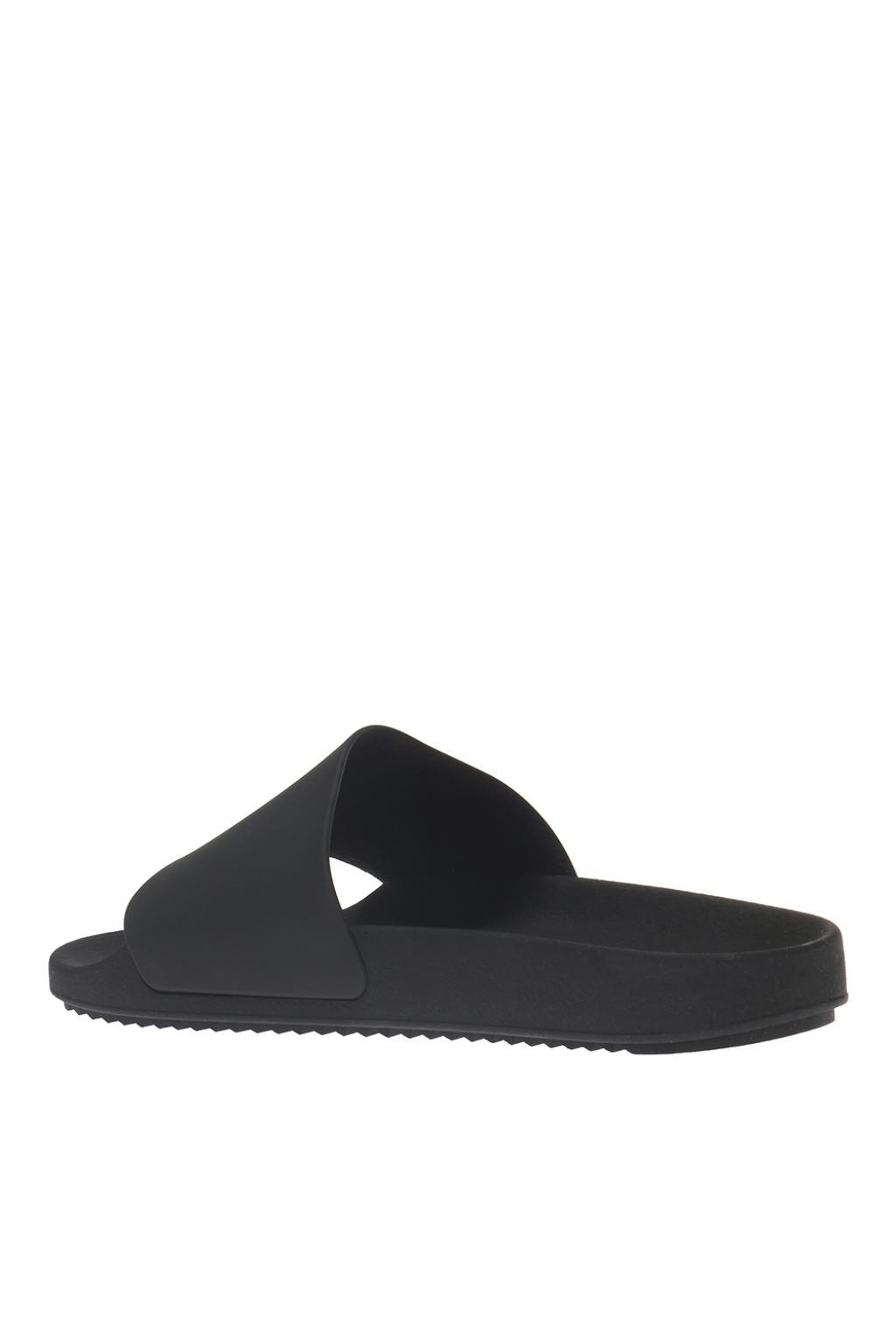 Rick Owens Drkshdw Slides With Raised Pattern in Black for Men - Lyst