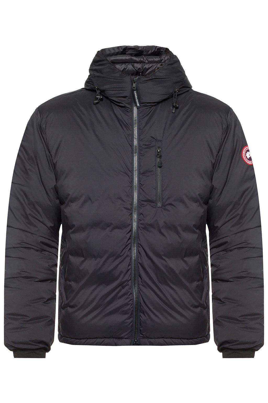 Canada Goose Goose 'lodge' Logo-patched Jacket in Black for Men - Lyst
