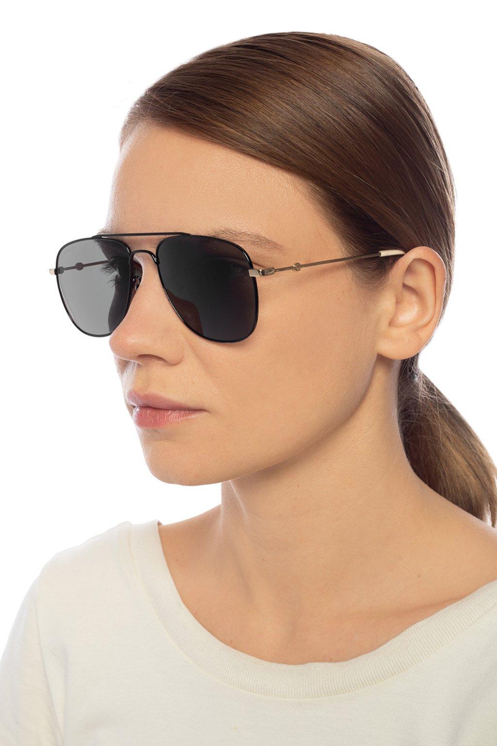 Gucci Bee Motif Sunglasses - Lyst