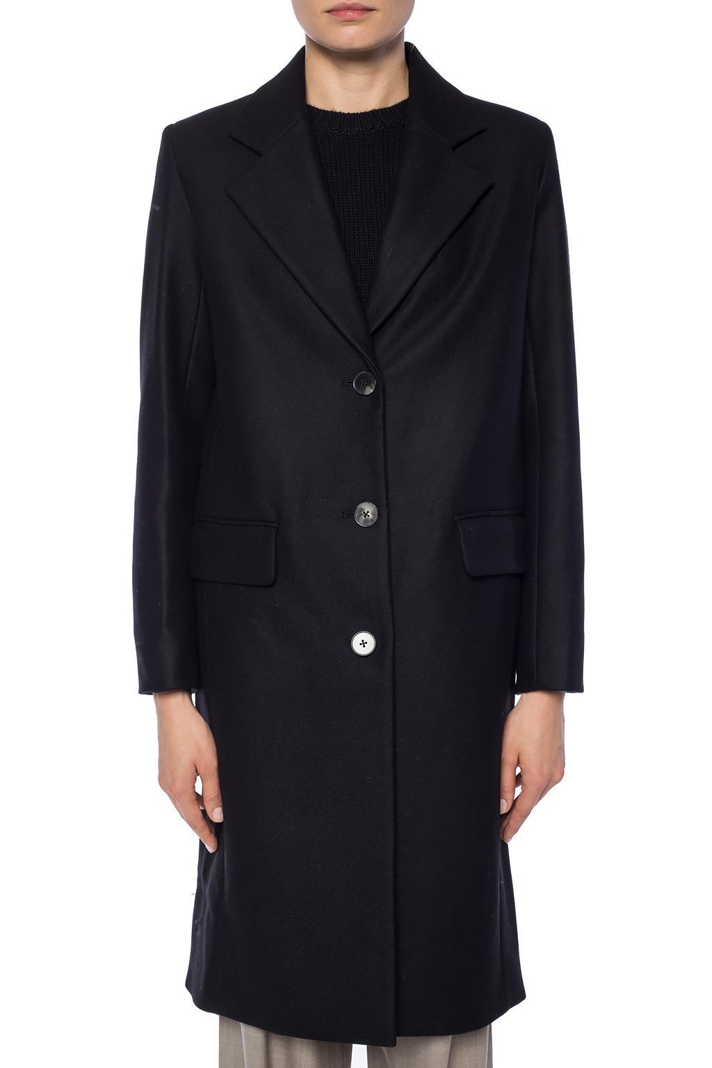 Lyst - The Row Cut-out Coat in Black