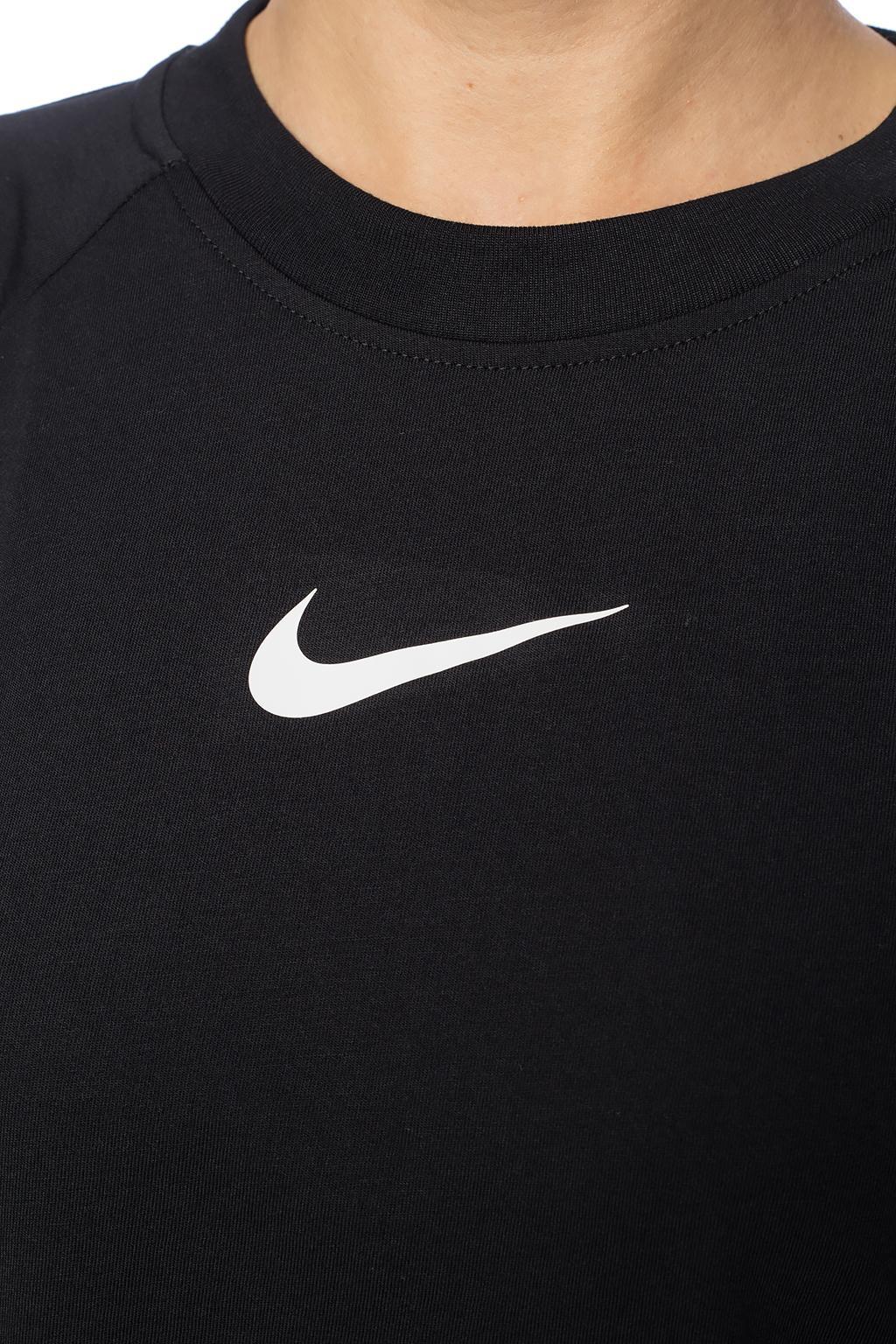 Nike Logo-printed T-shirt in Black - Lyst