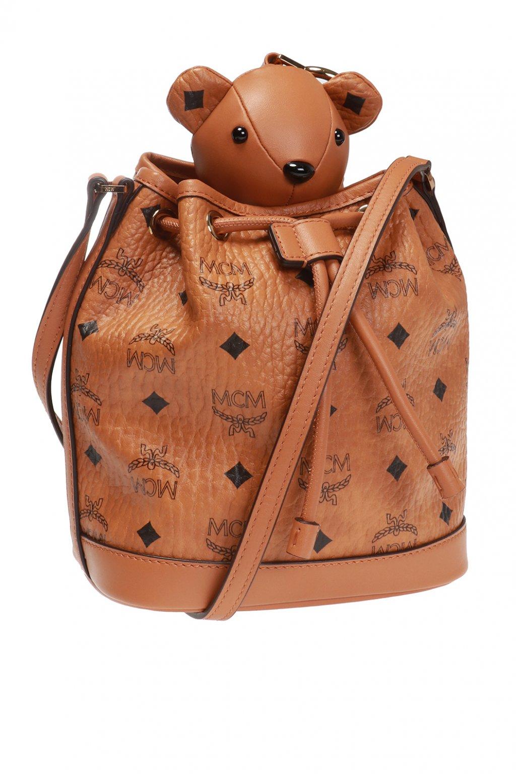MCM Teddy Bear Shoulder Bag in Brown - Lyst