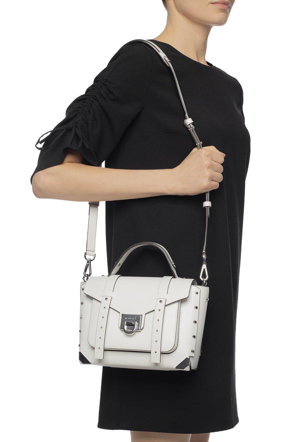 Michael Kors 'manhattan' Shoulder Bag in White - Lyst