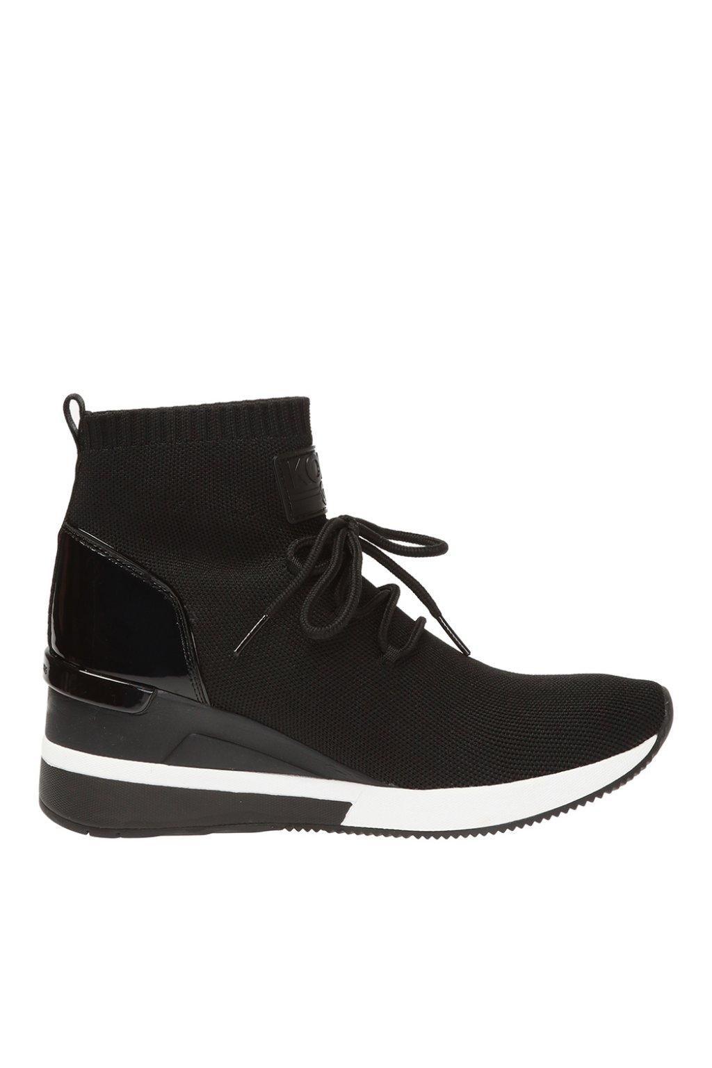 michael kors women's wedge sneakers