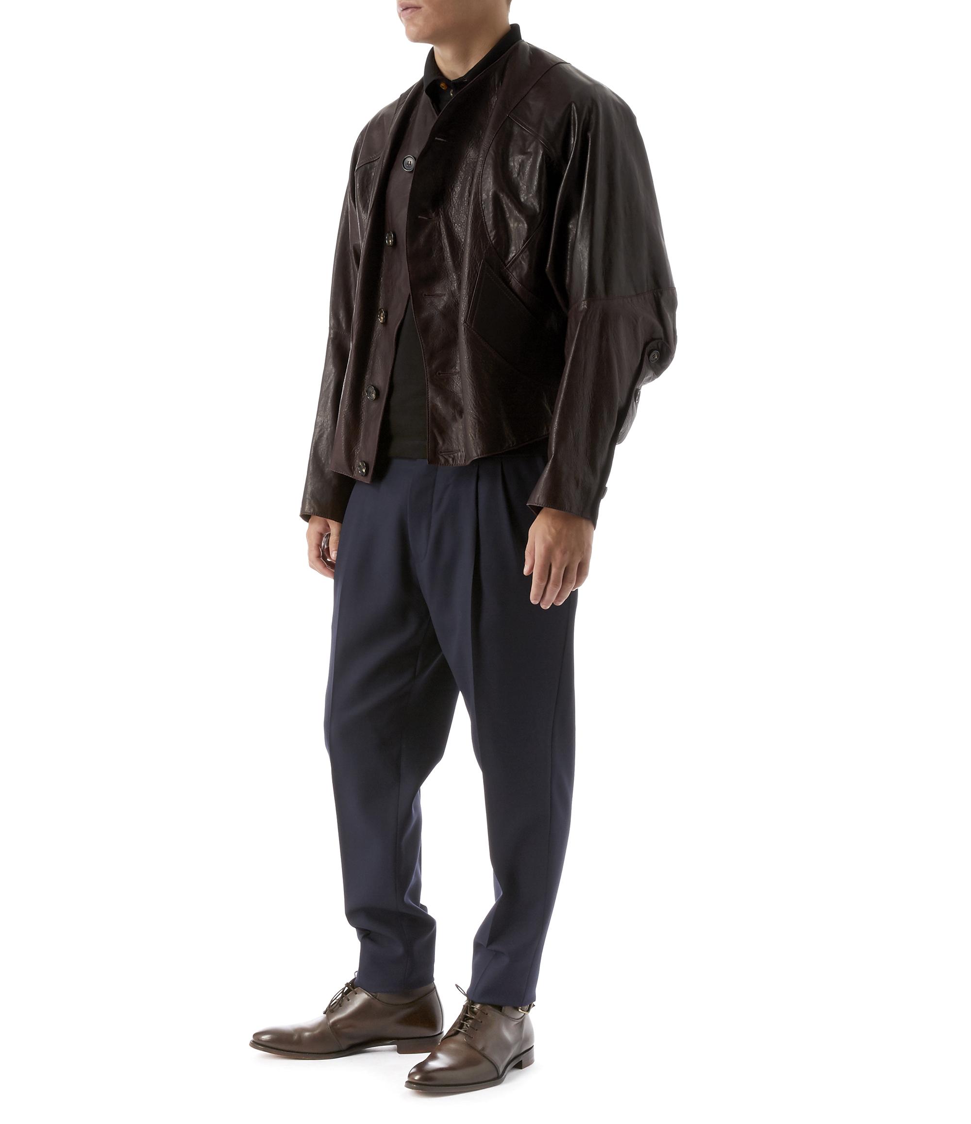 Lyst Vivienne Westwood Pourpoint Leather Jacket Burdy In Black Gallery Previously Sold At Vivienne Westwood