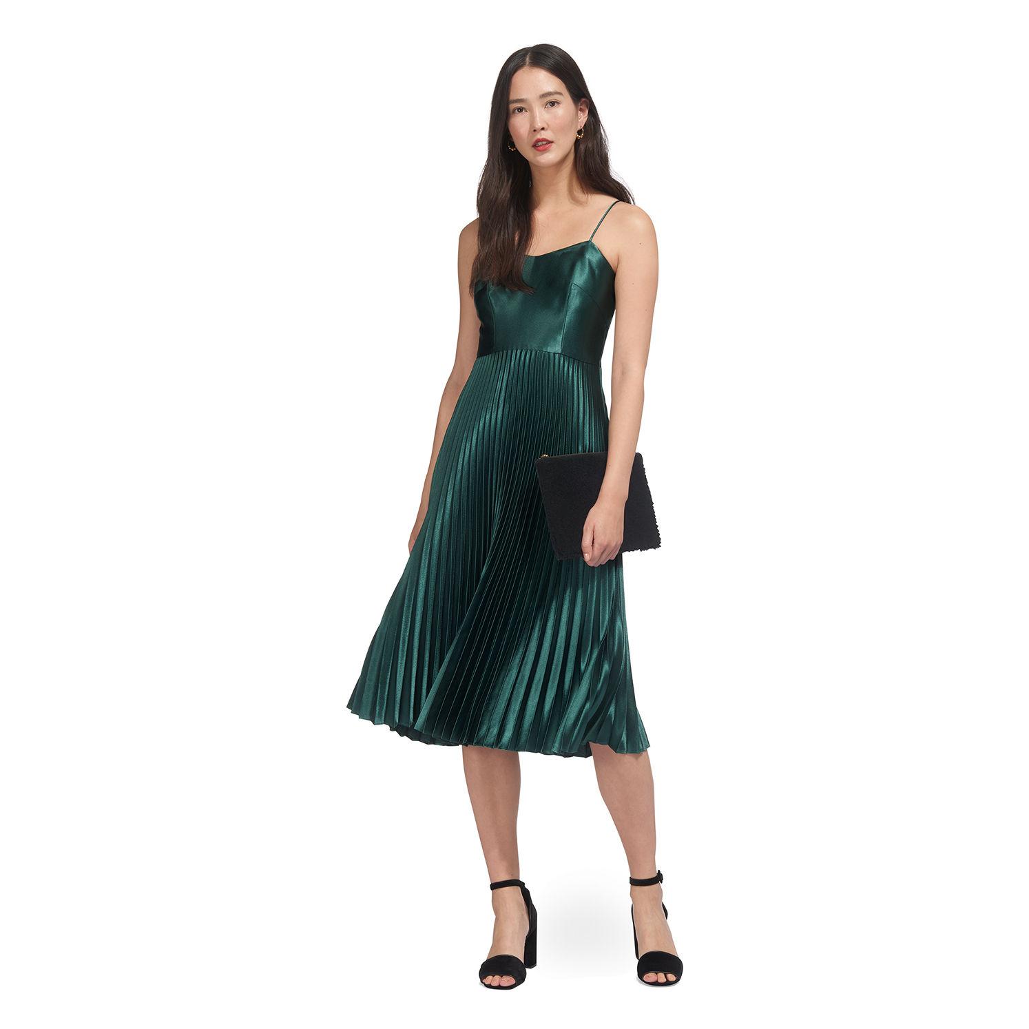 Satin Pleated Dresses