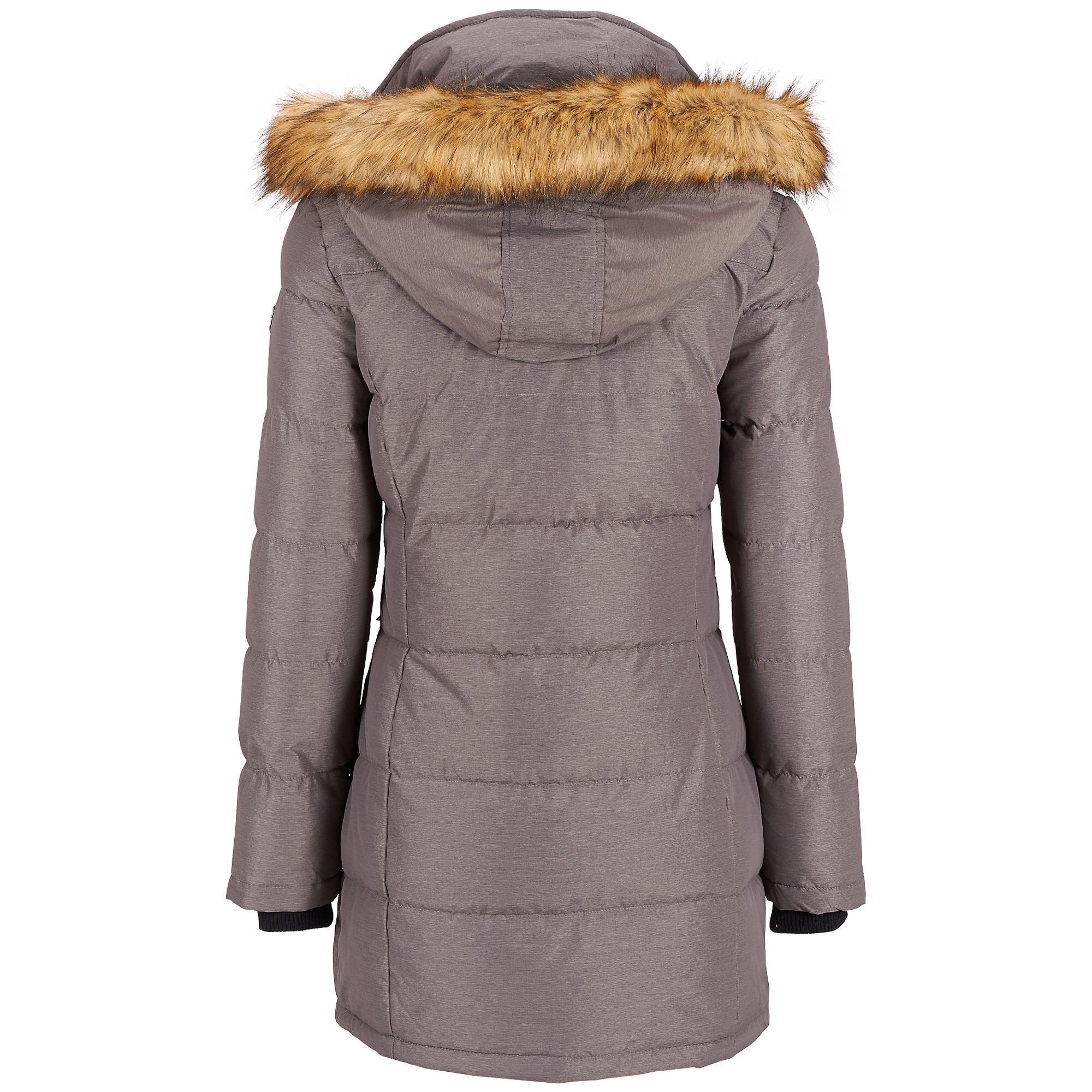 Noize Faux Fur Trim Quilted Parka Best Quilt