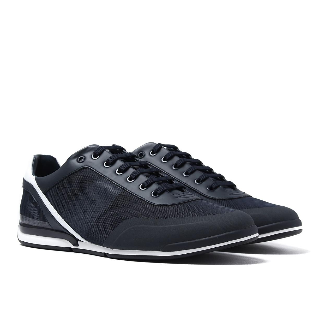 Lyst - BOSS by Hugo Boss Boss Saturn Lowp Act3 Blue Trainers in Blue ...