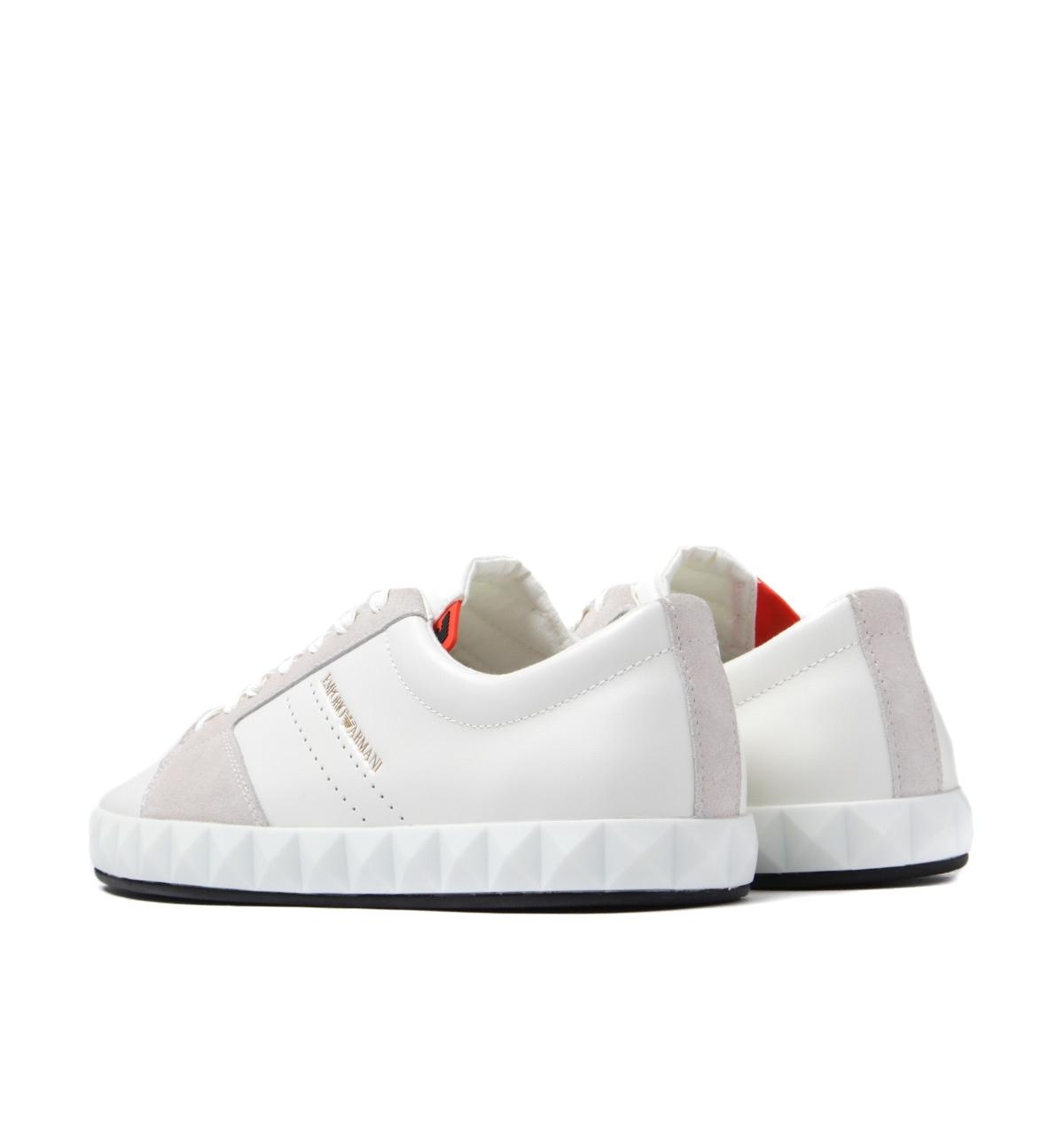 Emporio Armani 3d Sole Off White Trainers in White for Men - Lyst