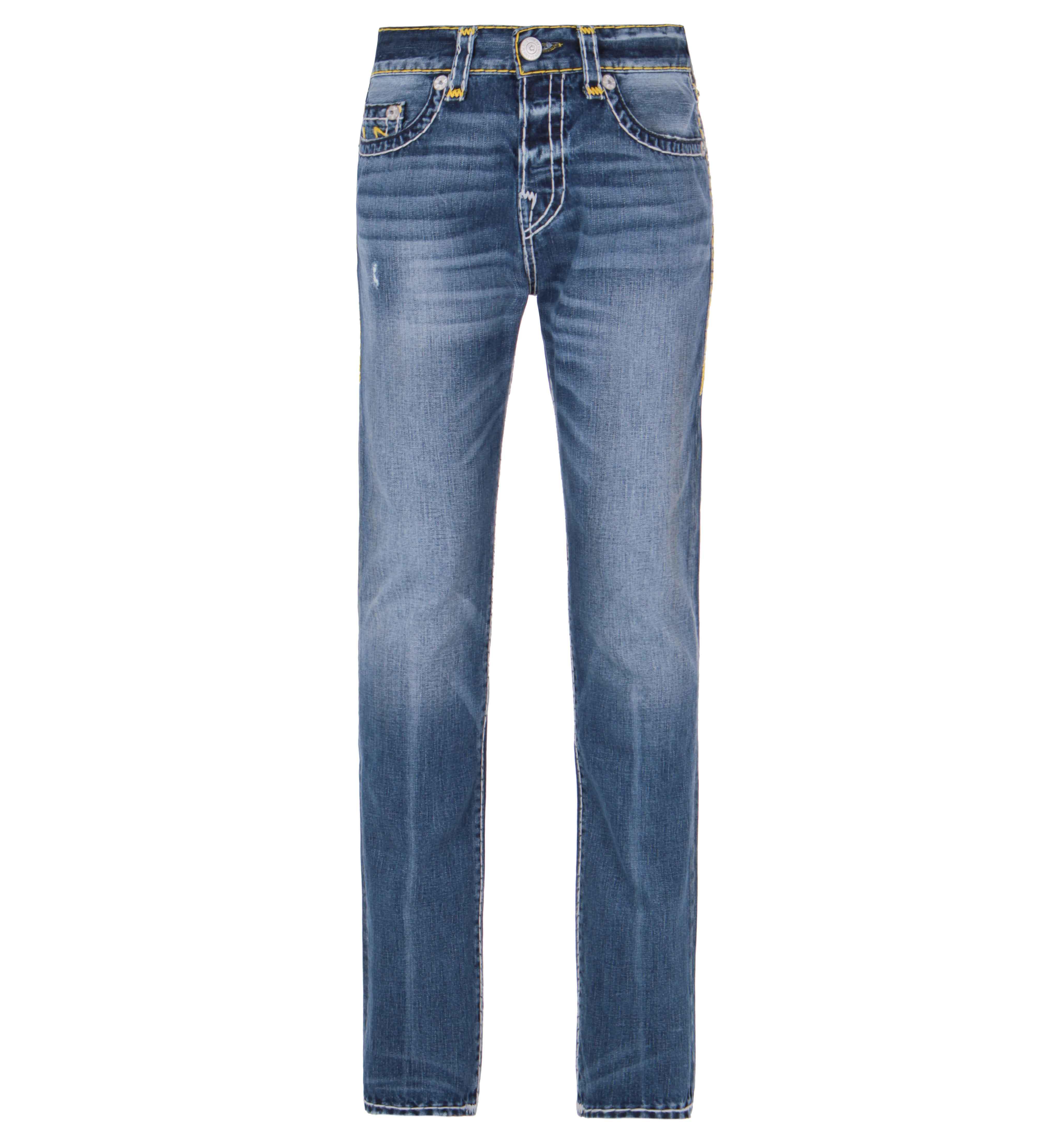 True religion Rocco Super T Faded Indigo Relaxed Skinny Denim Jeans in ...