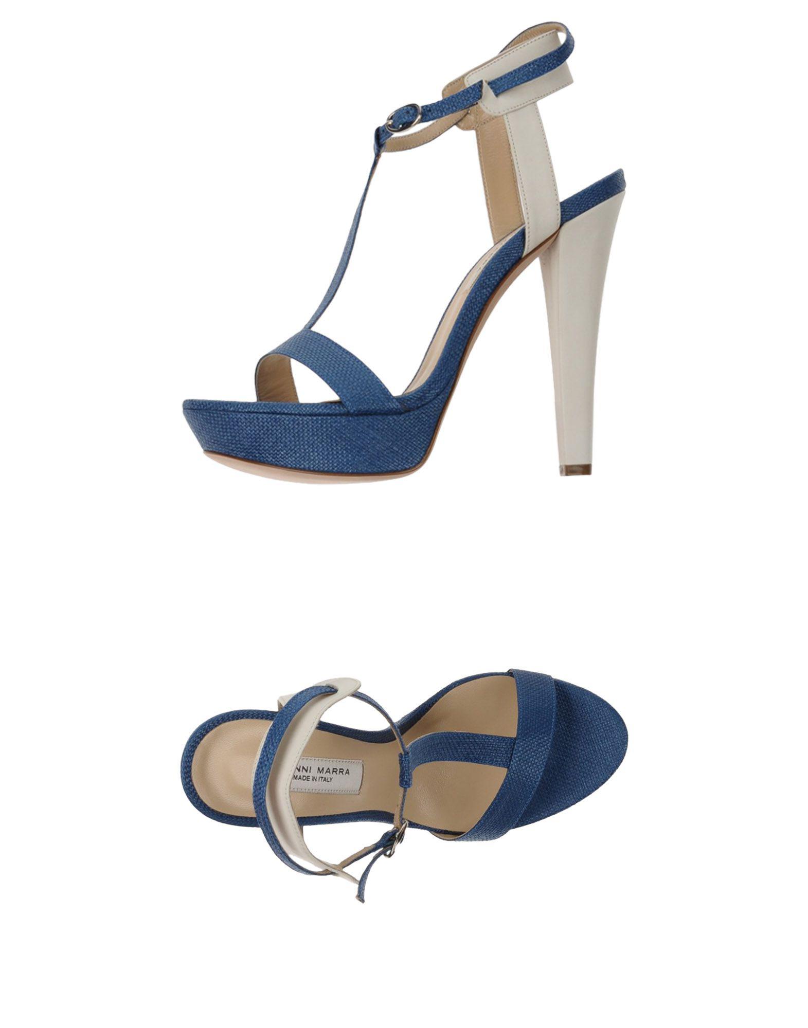 Lyst Gianni Marra Sandals in Blue