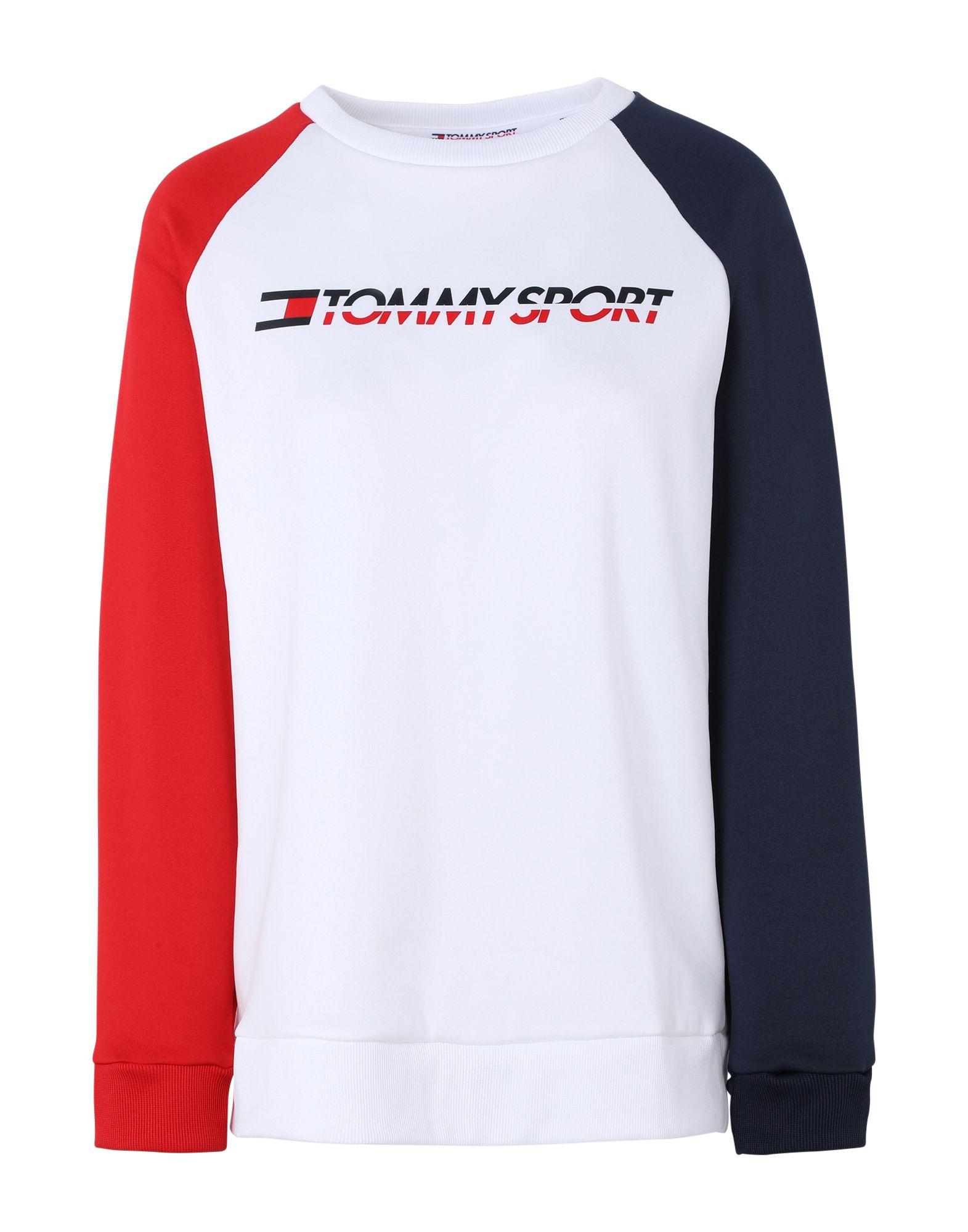 Tommy Sport Synthetic Sweatshirt in White - Lyst