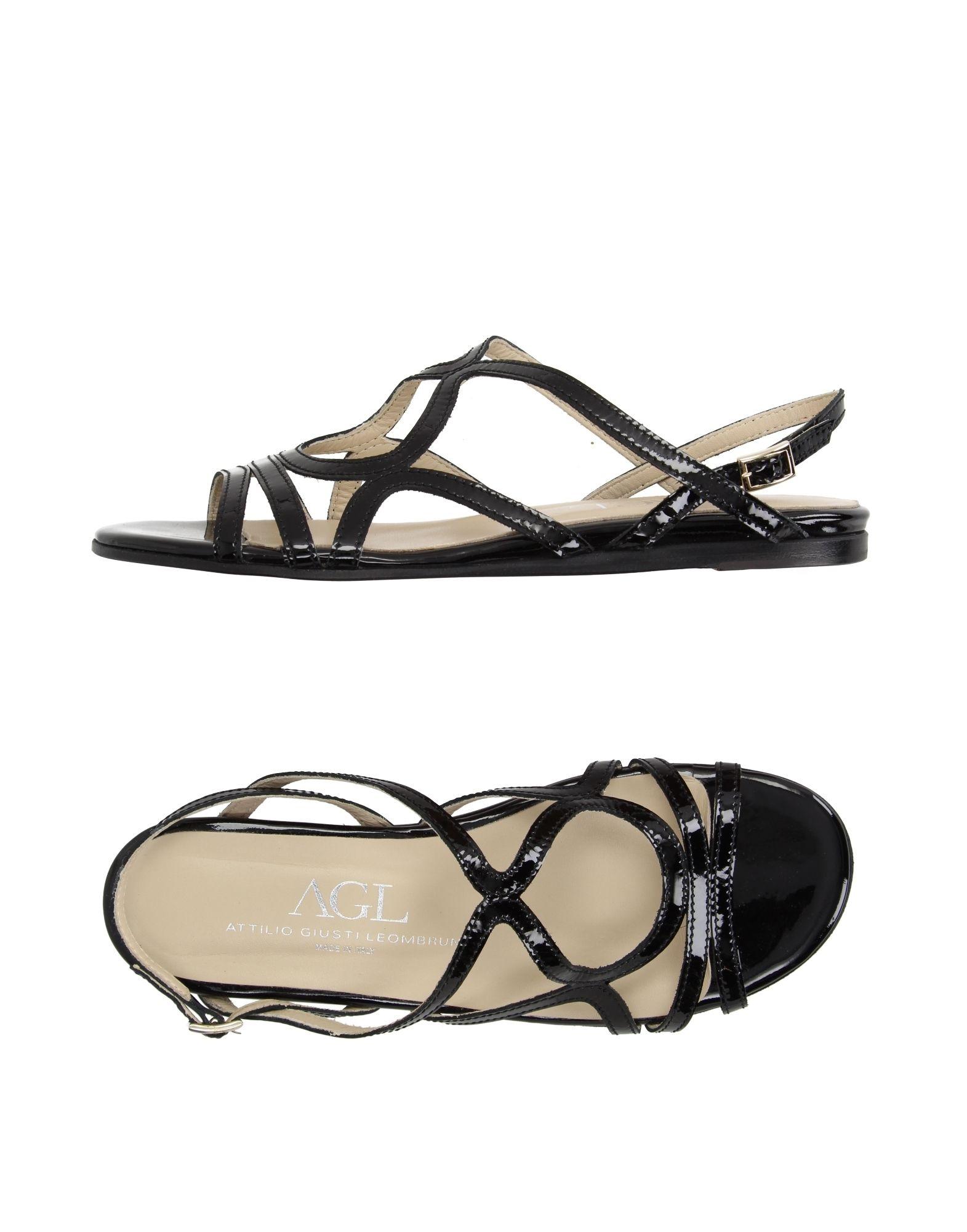 Agl attilio giusti leombruni Sandals in Black Lyst