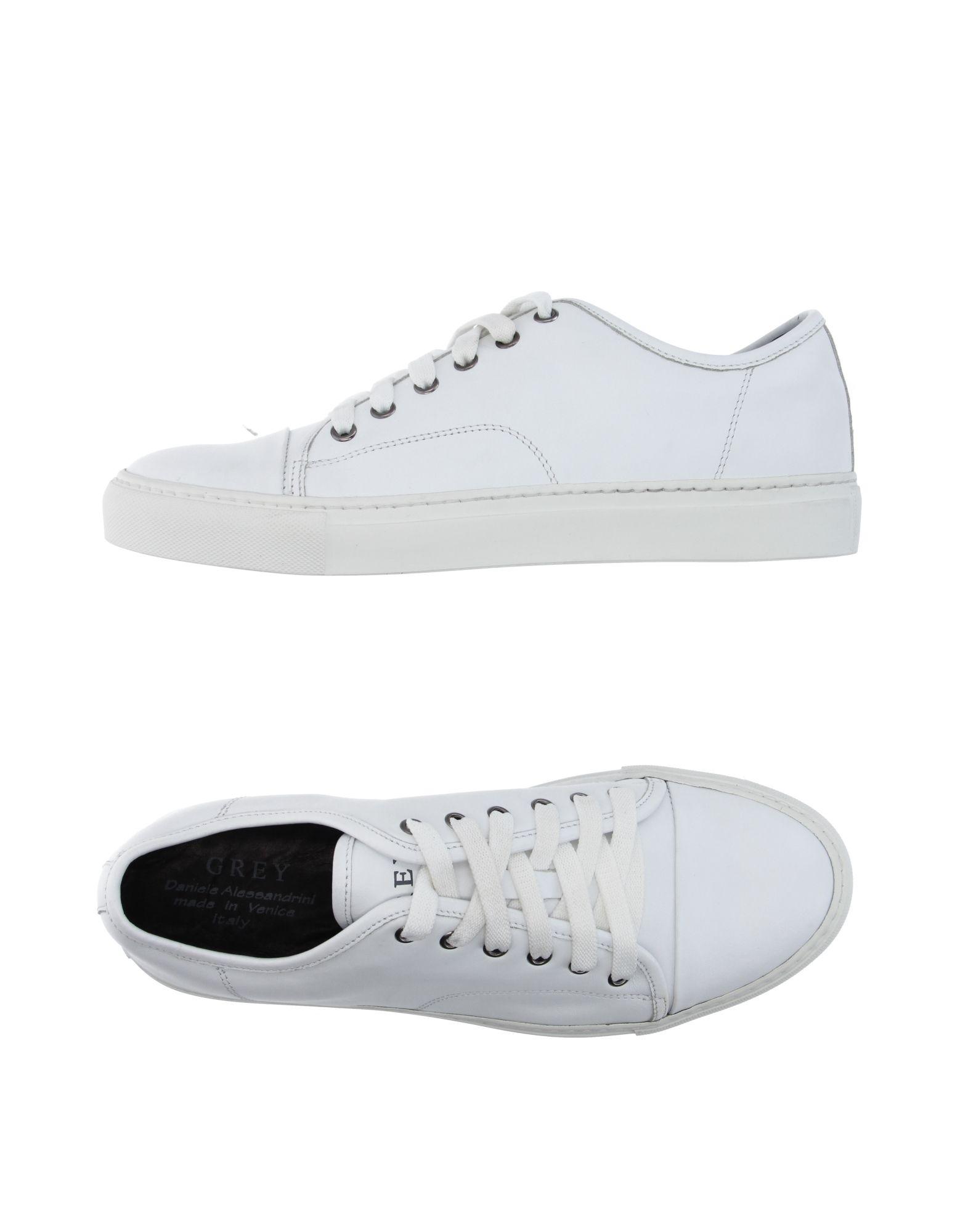 Grey daniele alessandrini Low-tops & Sneakers in White for Men | Lyst