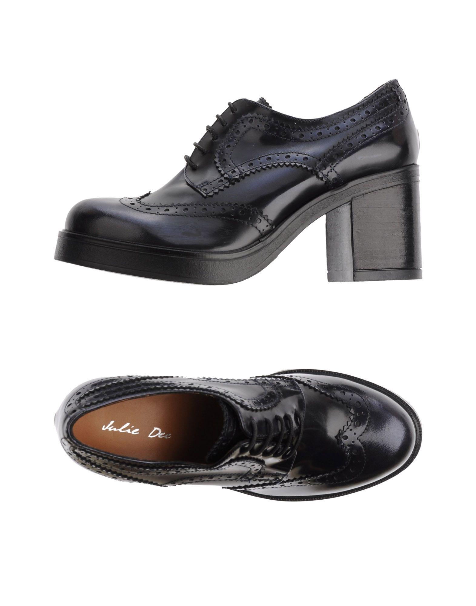 Lyst Julie dee Laceup Shoe in Blue