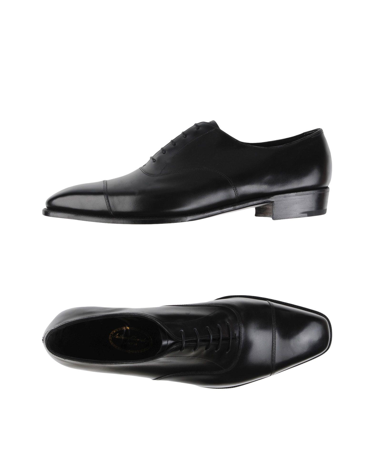 Lyst Anthony Cleverley Laceup Shoe in Black for Men