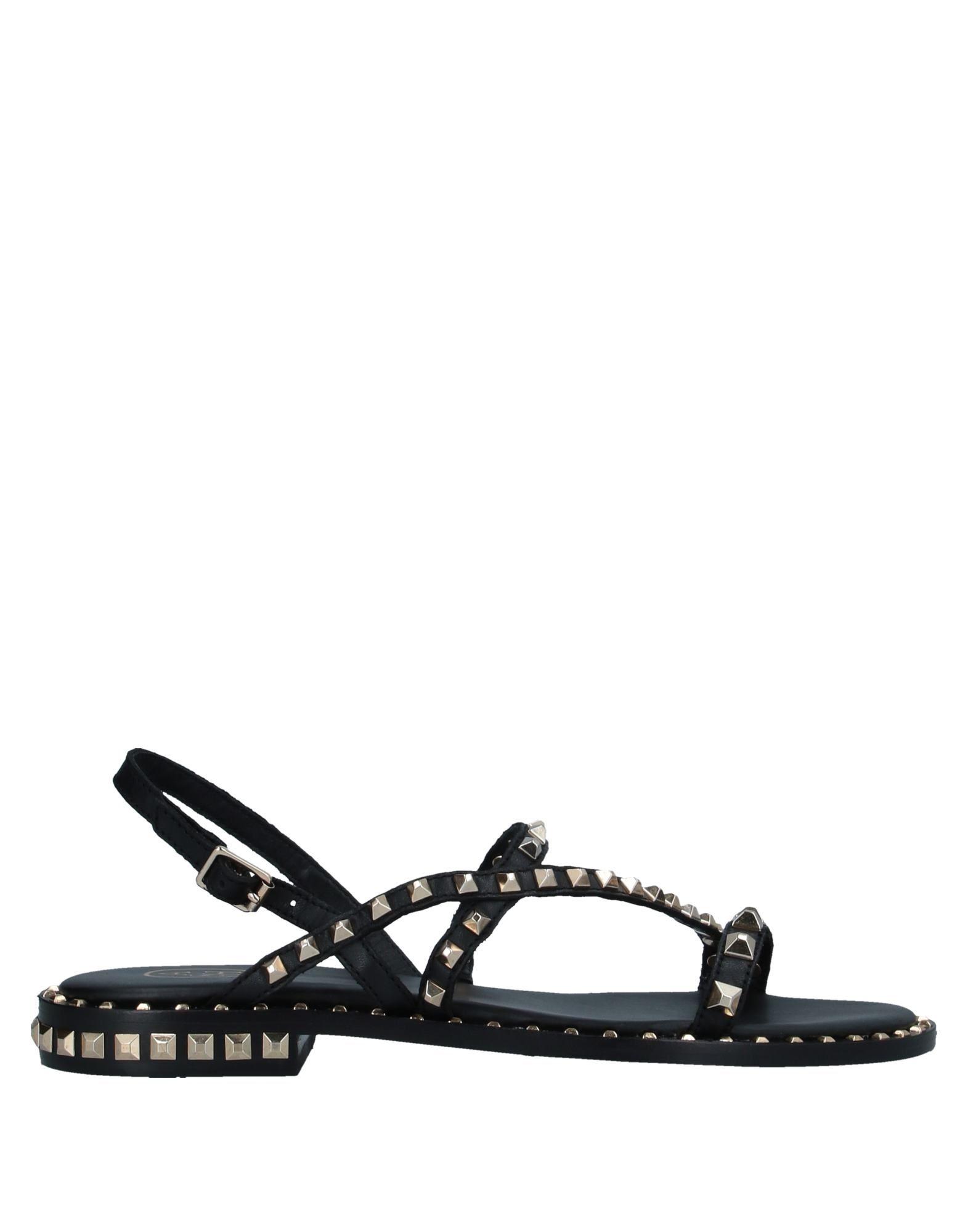 Ash Leather Sandals in Black - Lyst