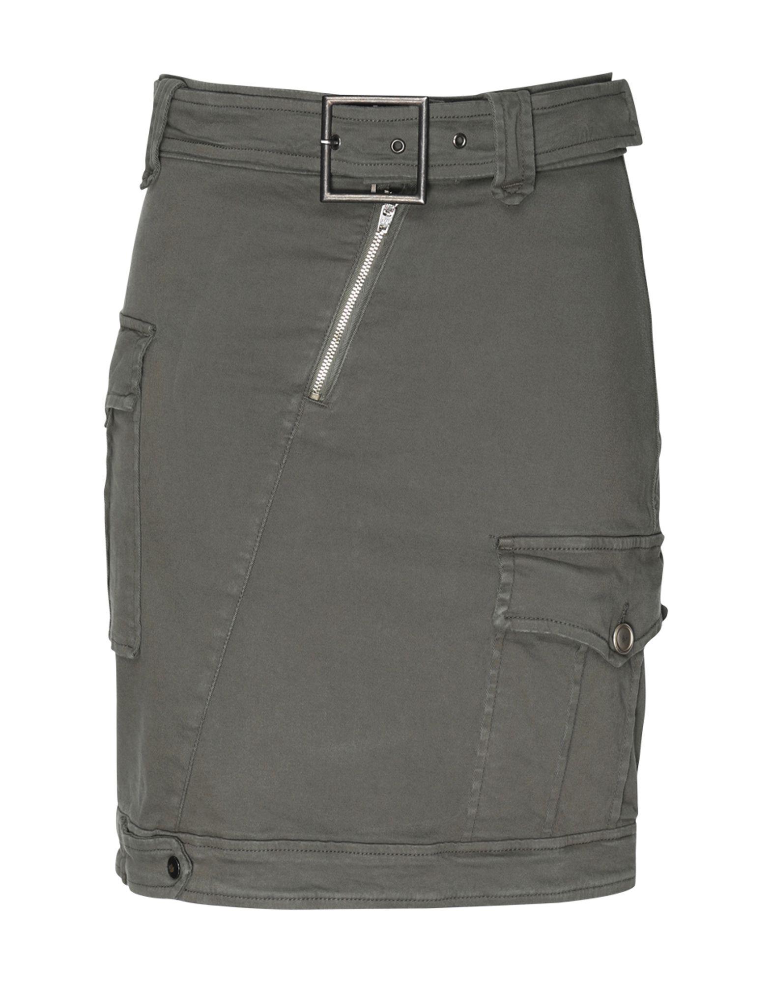 Pierre Darre' Cotton Knee Length Skirt - Lyst