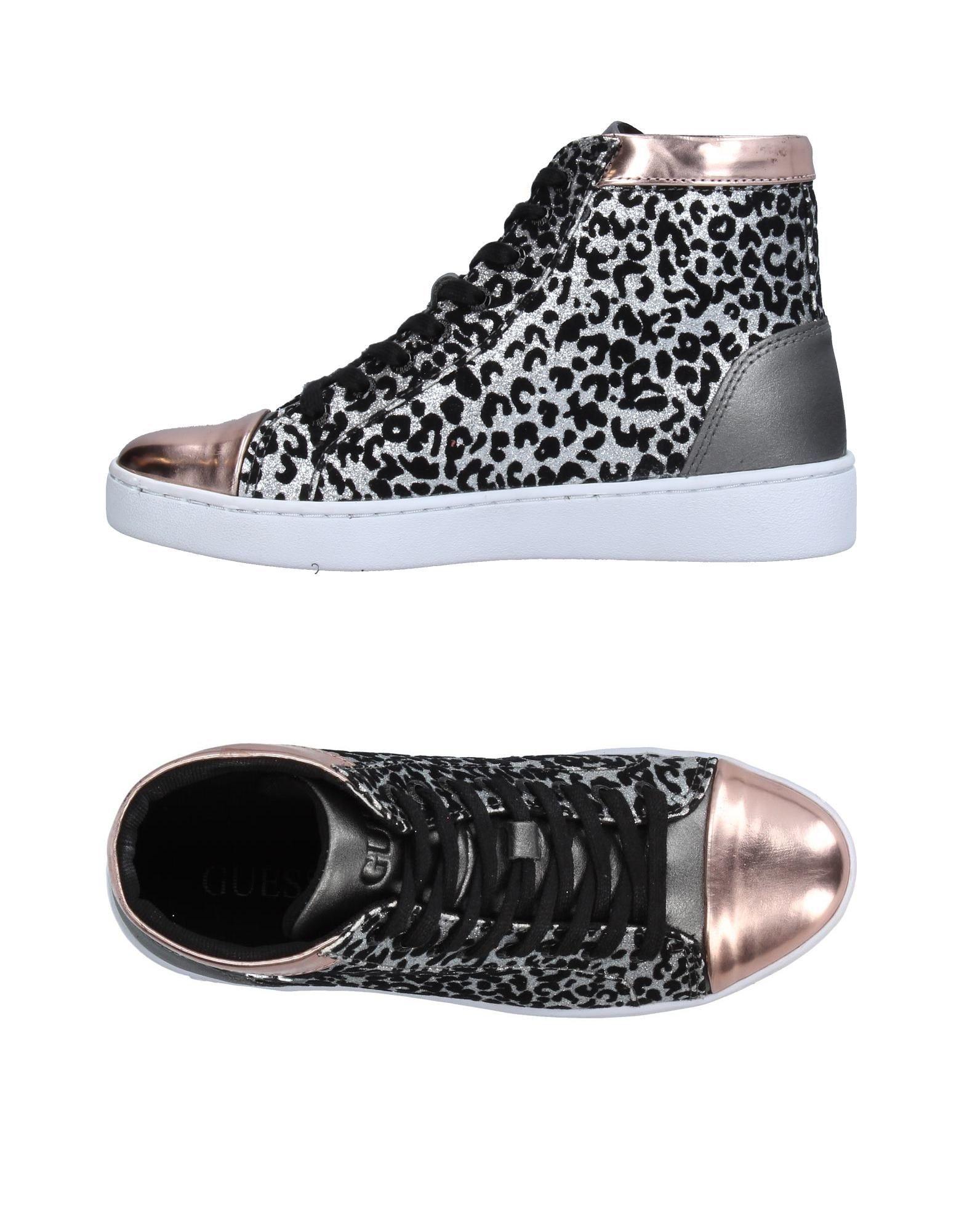 black and silver high tops