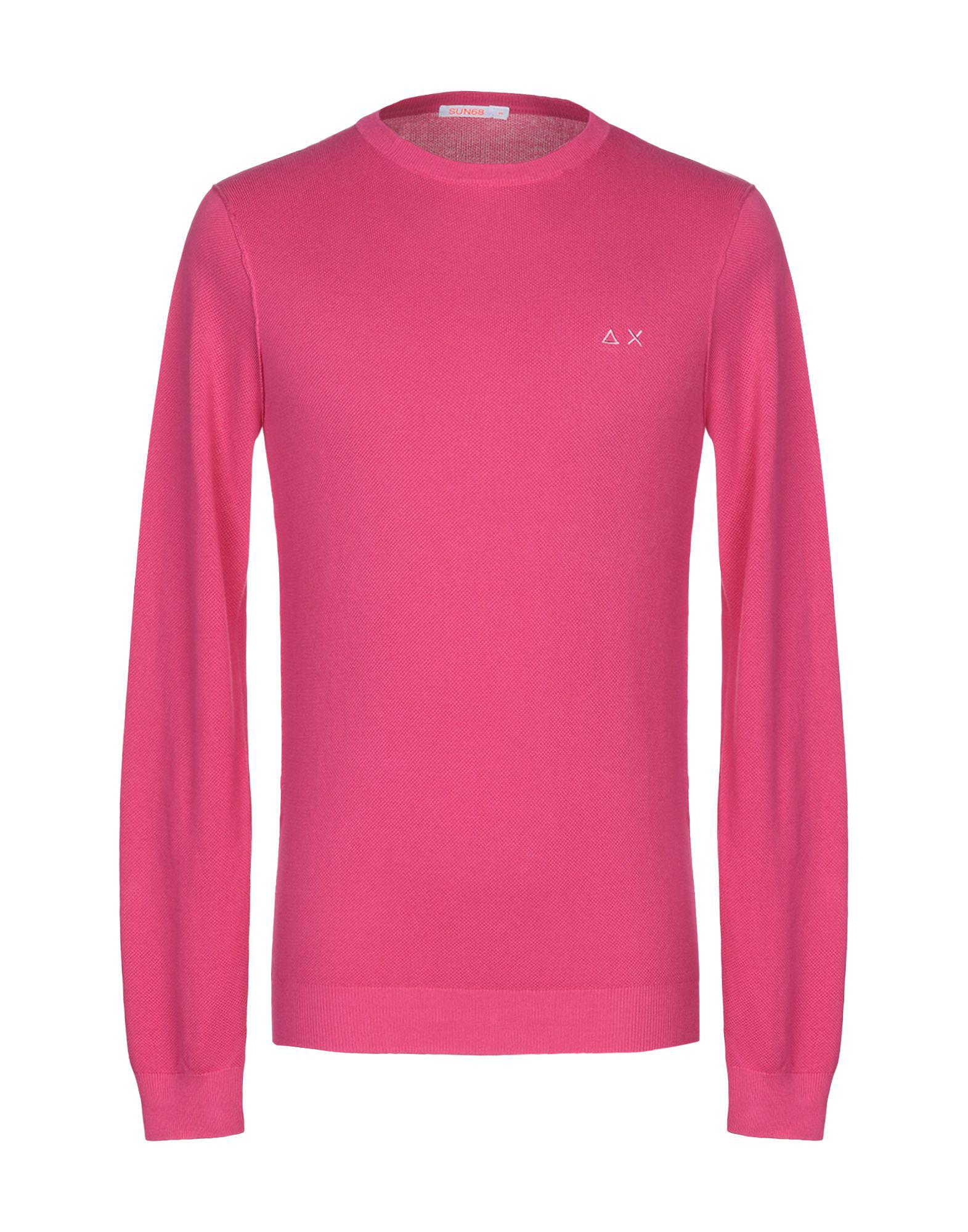 Sun 68 Sweater in Pink for Men - Lyst