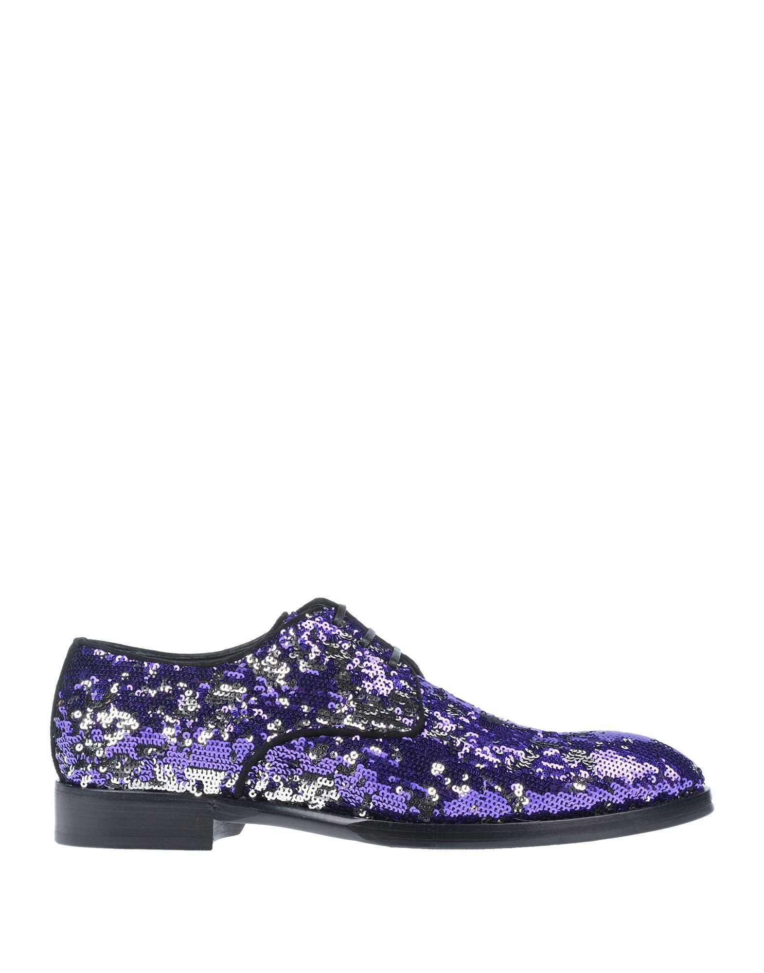 Dolce &amp; Gabbana Laceup Shoe in Purple for Men Lyst