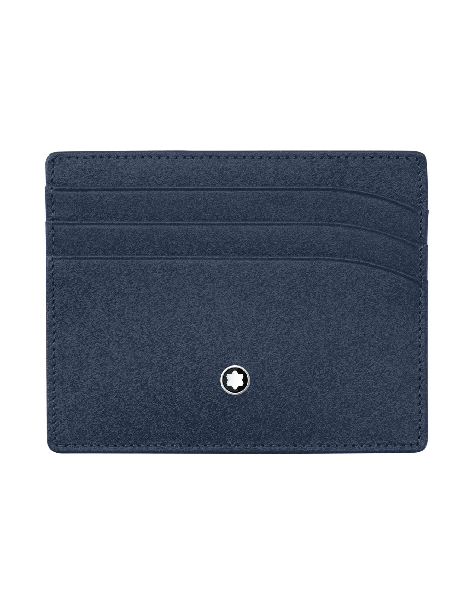 montblanc blue men's wallet