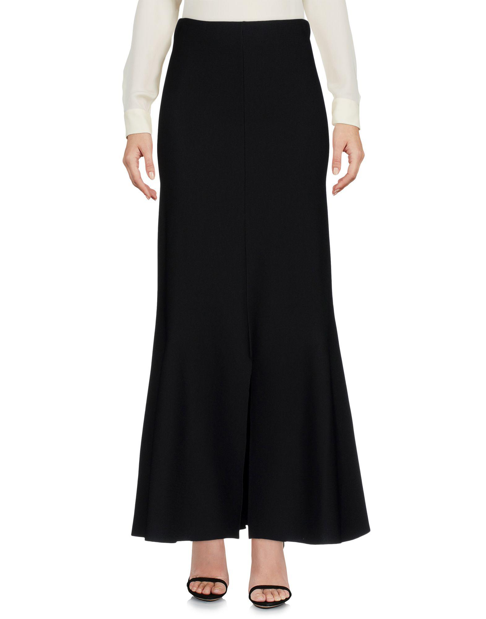 Stella McCartney Long Skirt in Black - Lyst